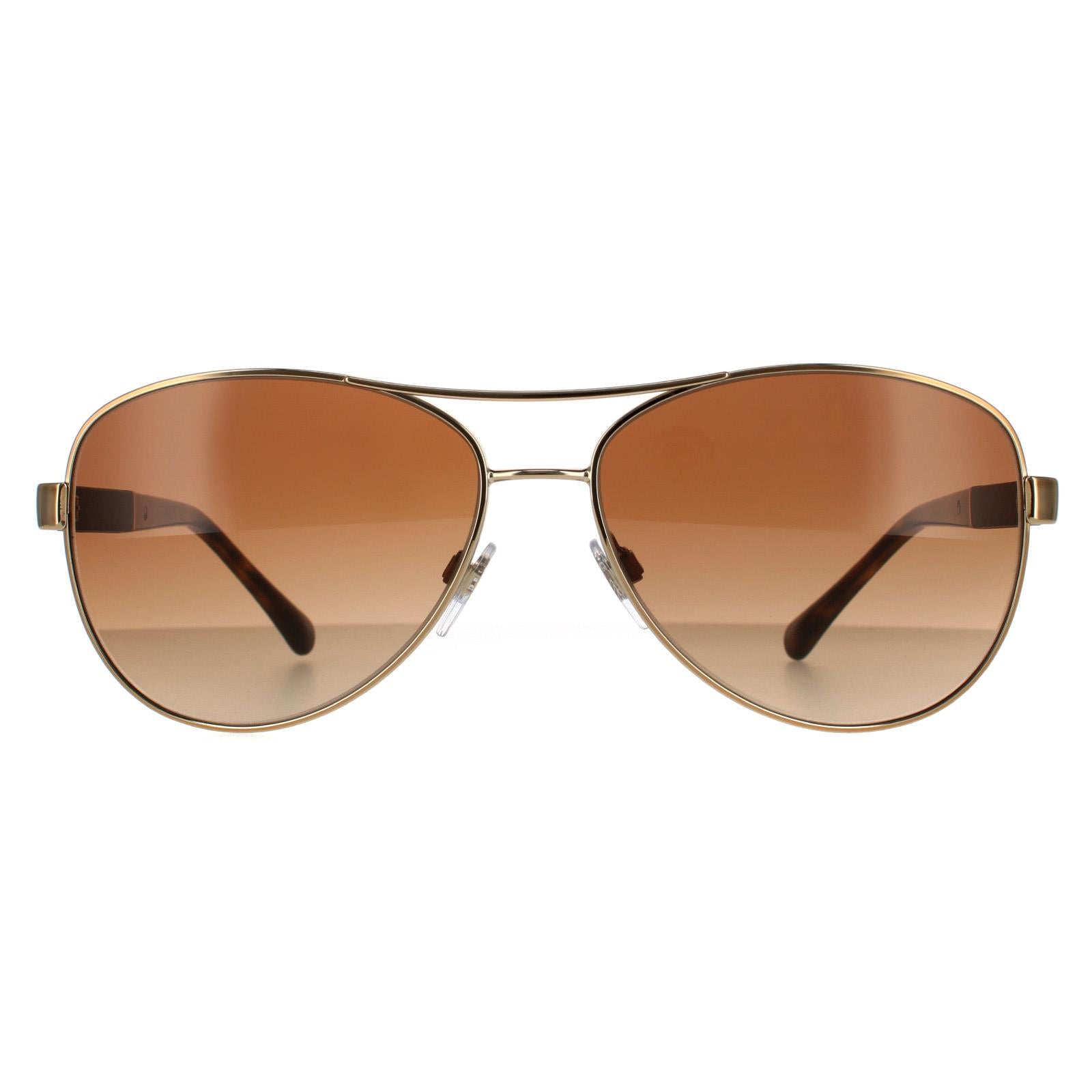 Burberry BE3080  Gold Sunglasses