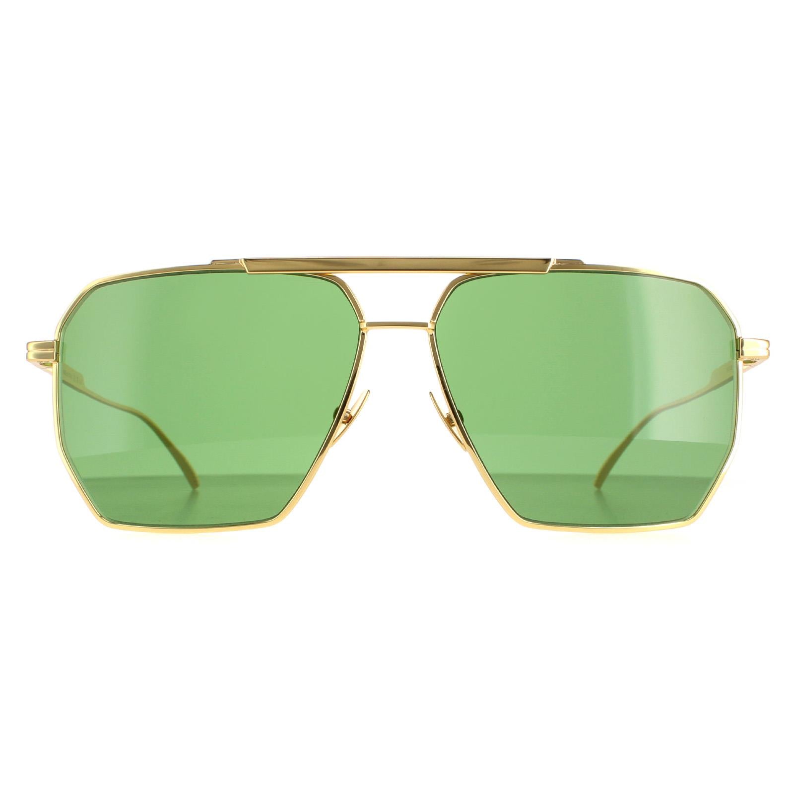 Bottega Veneta BV1012S Womens Gold Sunglasses