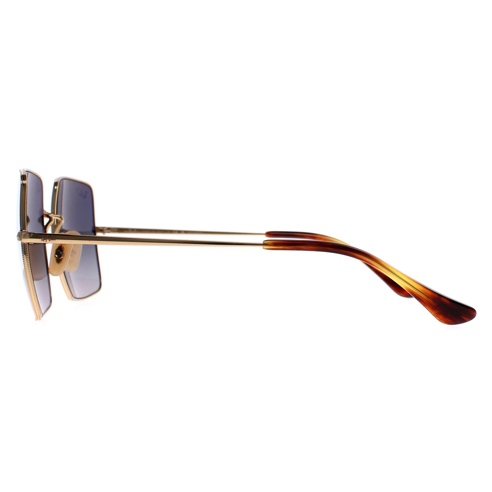 Ray-Ban Square RB1971 Womens Gold Sunglasses