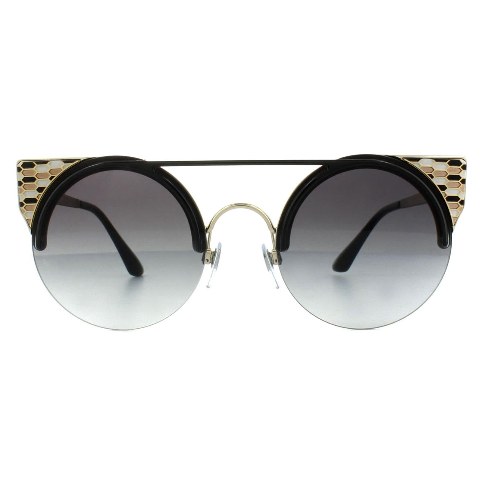 Bvlgari BV6088 Womens Black Sunglasses
