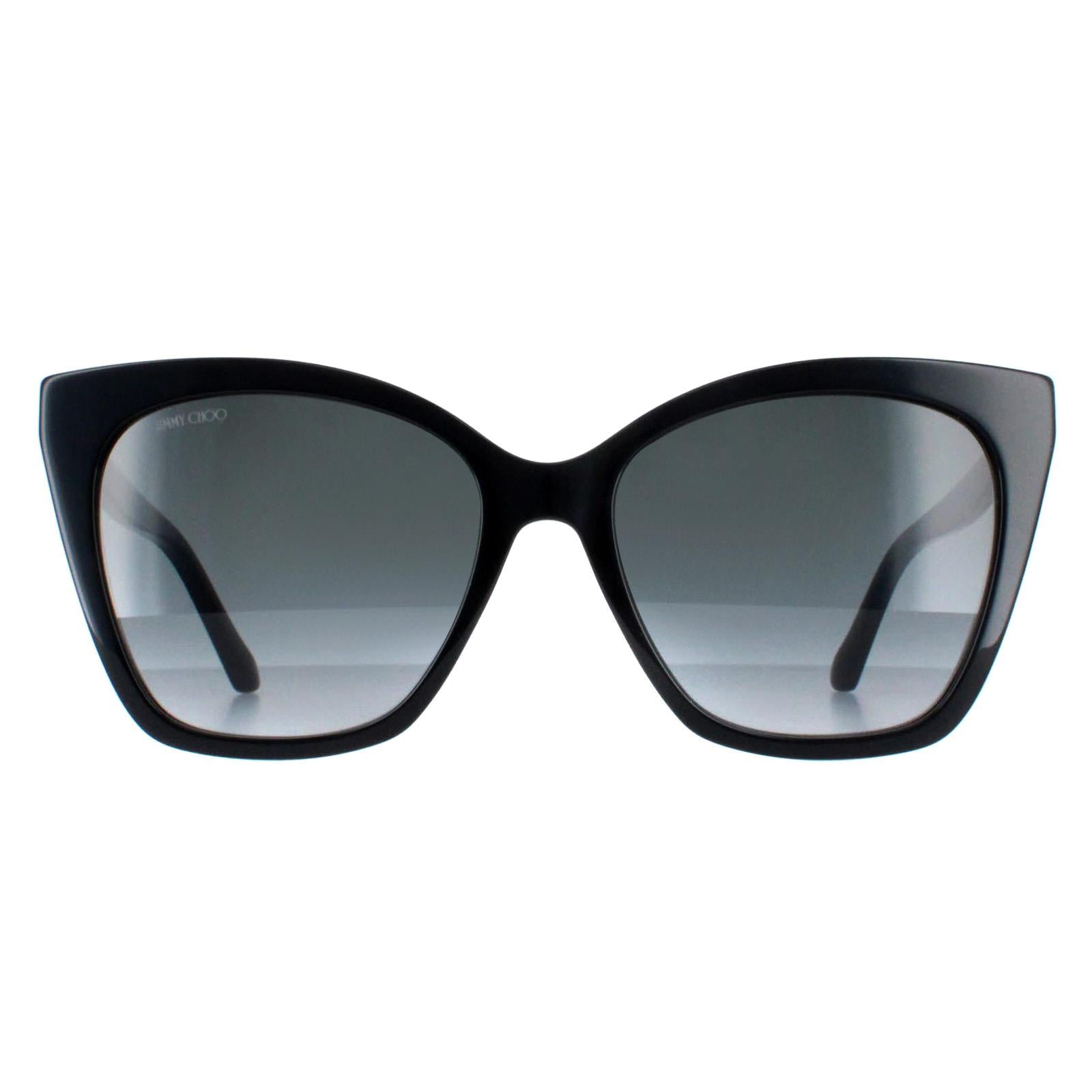 Jimmy Choo RUA/G/S Womens Black Sunglasses