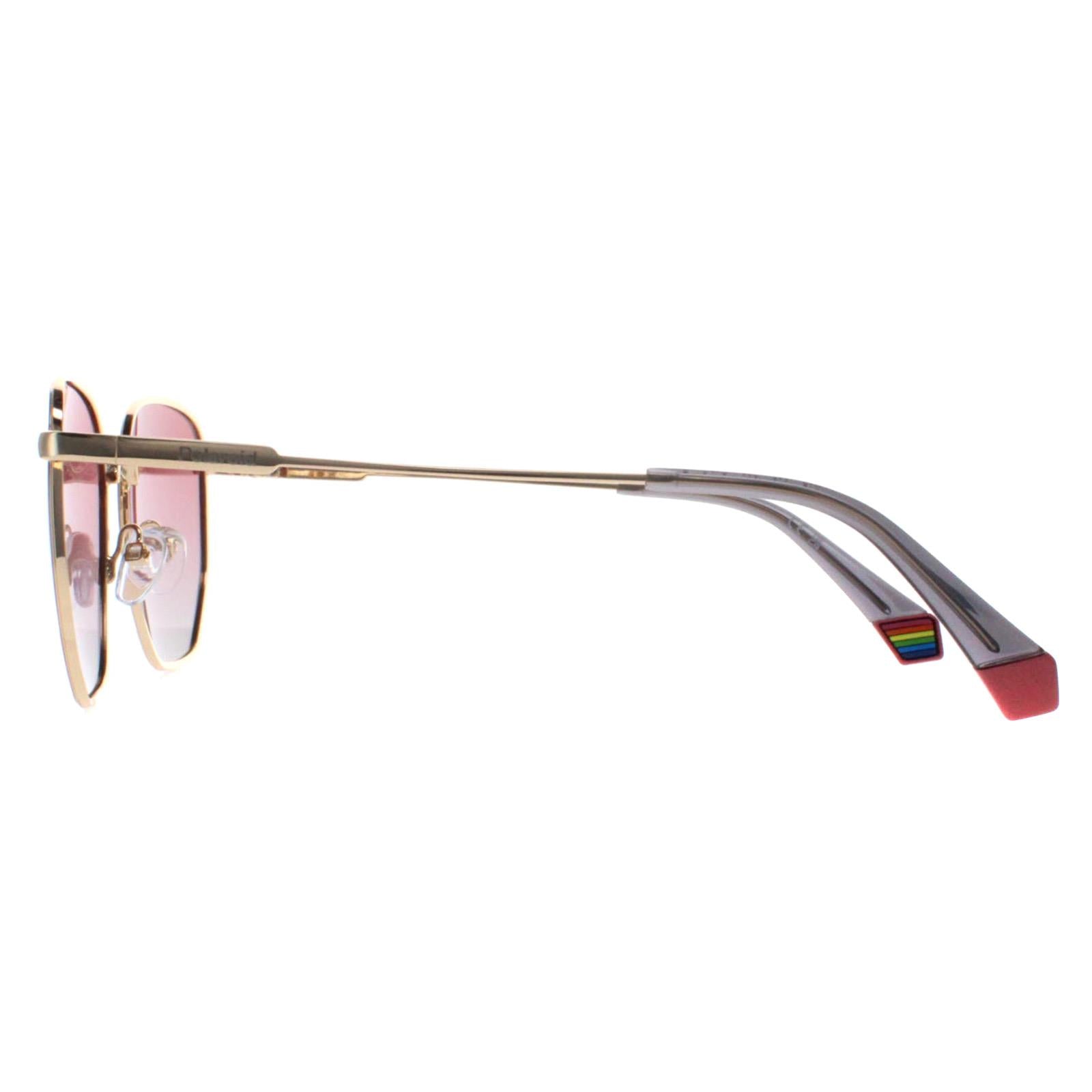 Polaroid PLD 6214/S/X Unisex Gold Sunglasses