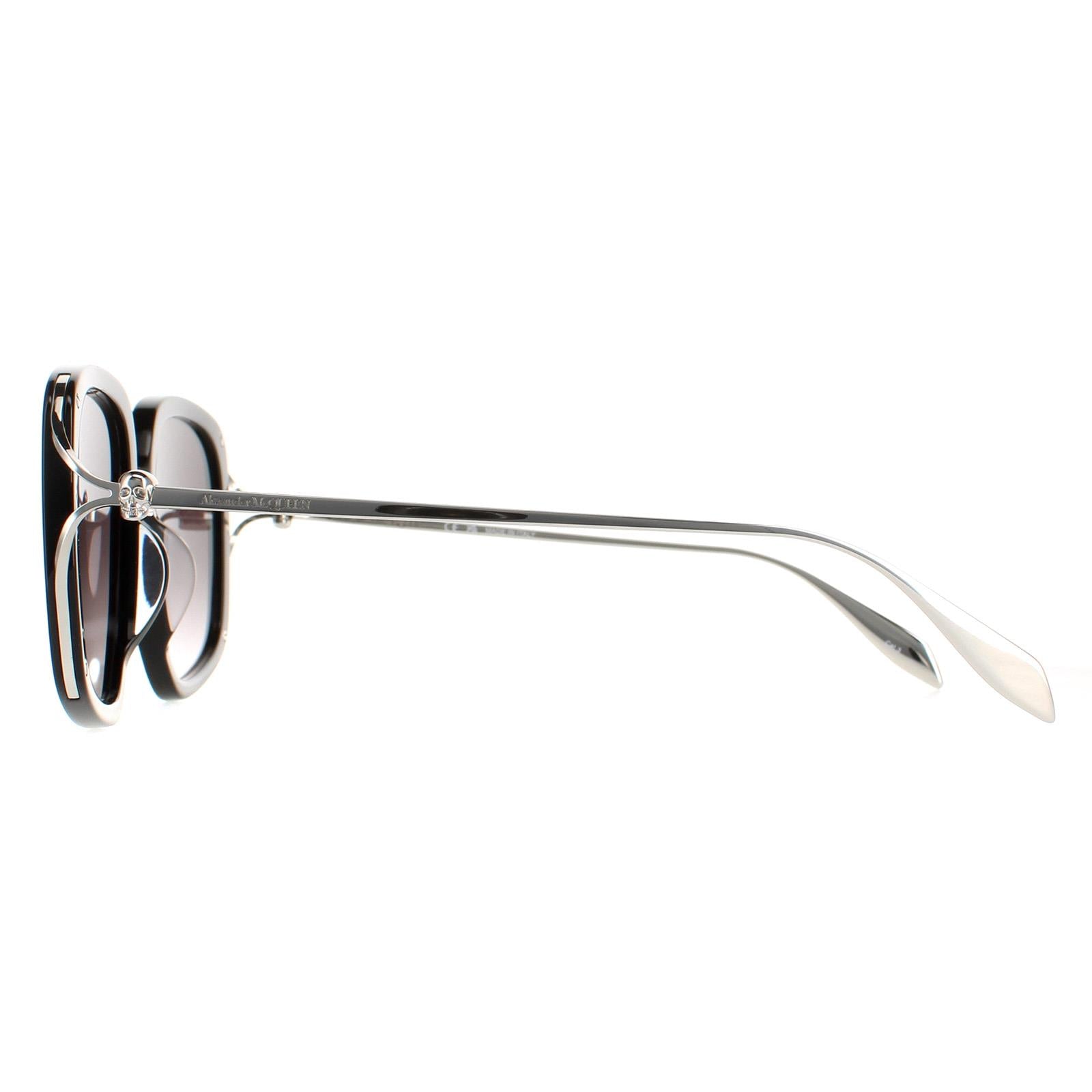 Alexander McQueen AM0374S Womens Black Sunglasses