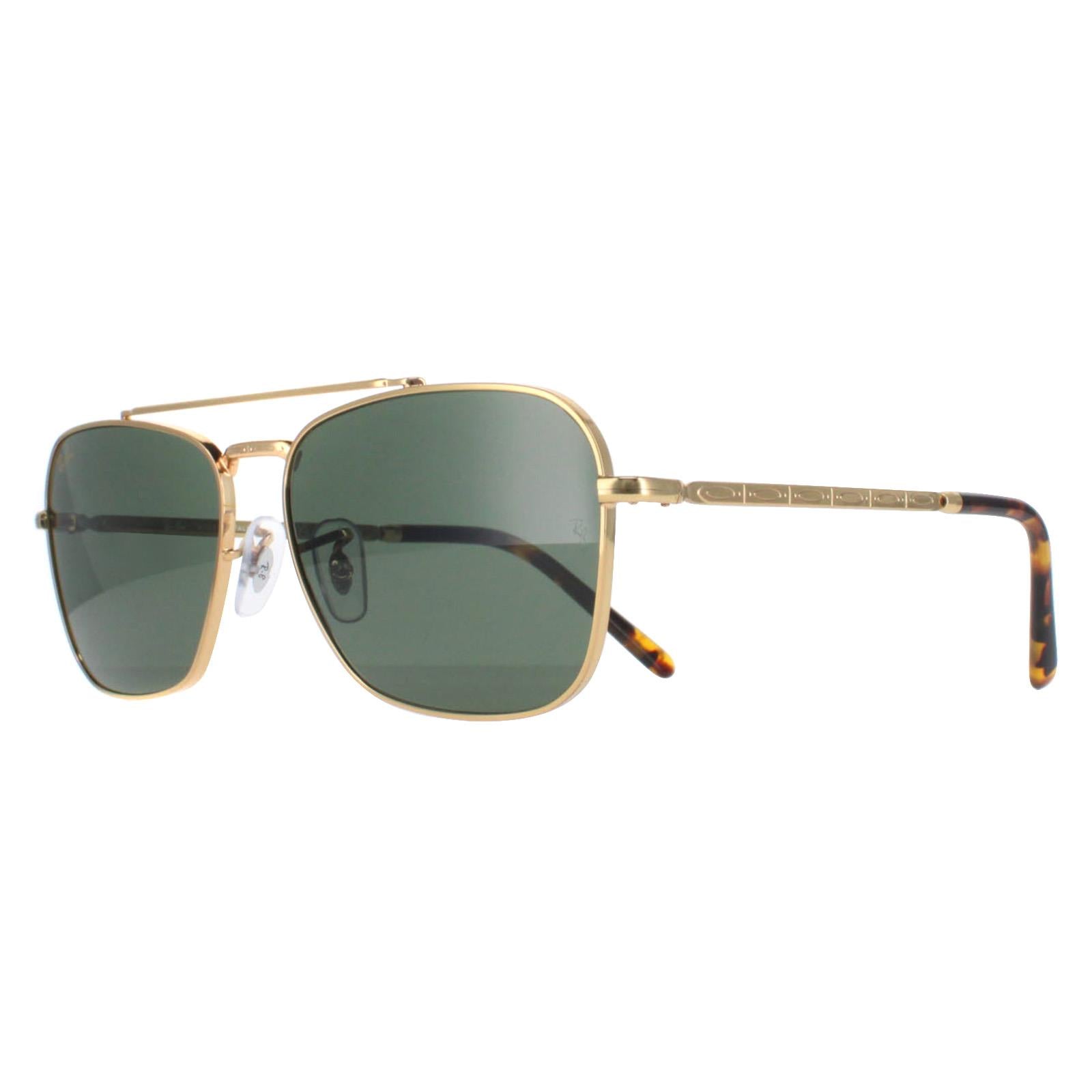 Ray-Ban RB3636 New Caravan Unisex Gold Sunglasses