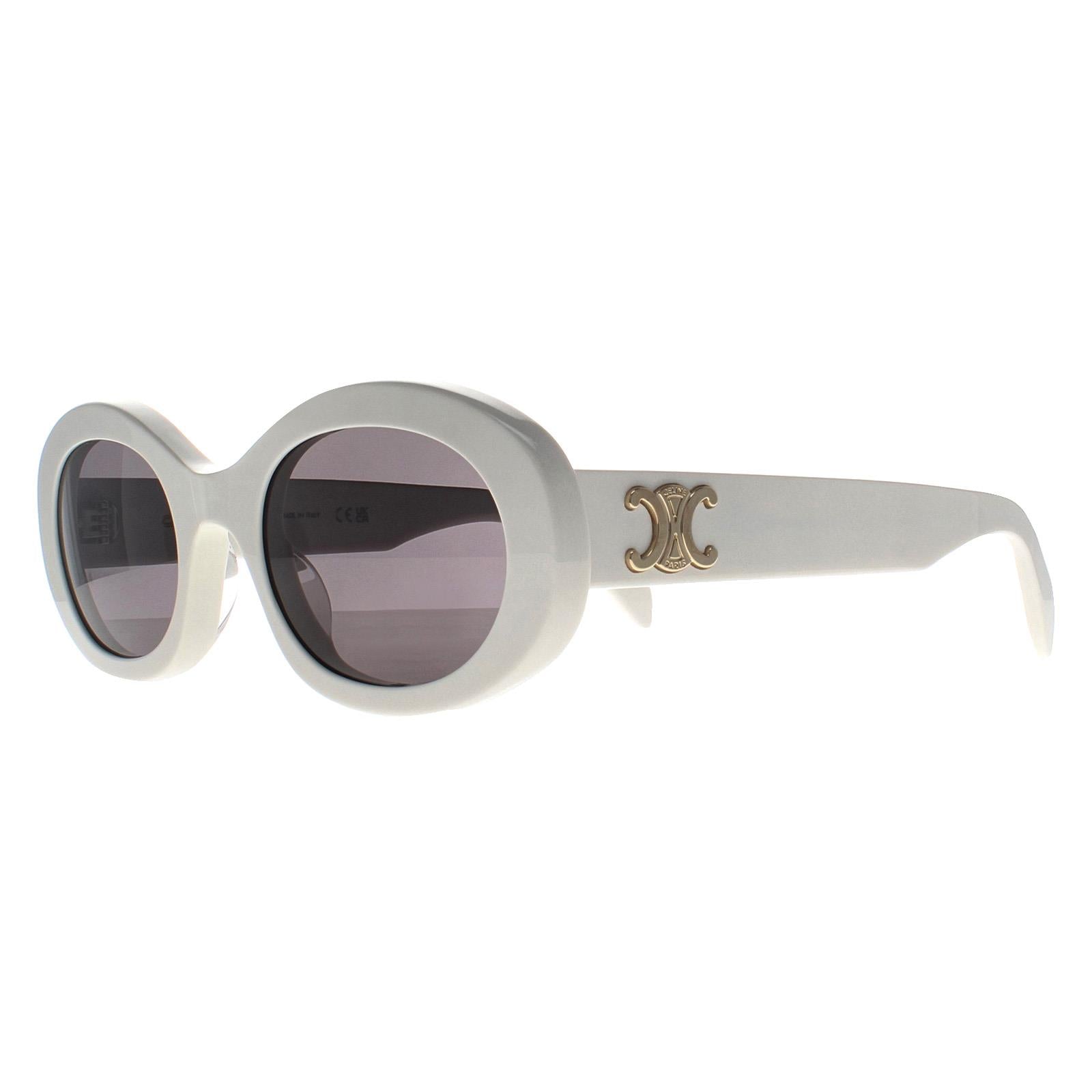 Celine Triomphe CL40194U Womens White Sunglasses