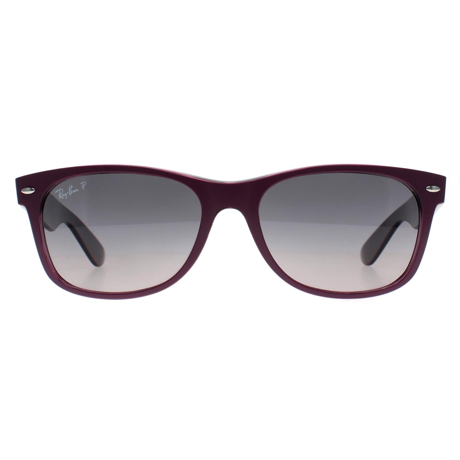 Ray-Ban New Wayfarer 2132 Unisex Purple Sunglasses