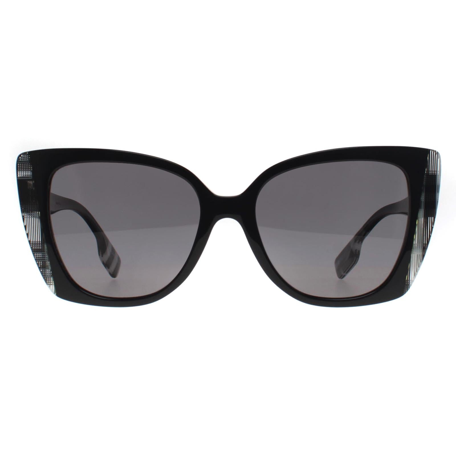 Burberry BE4393 Meryl Womens Black Sunglasses