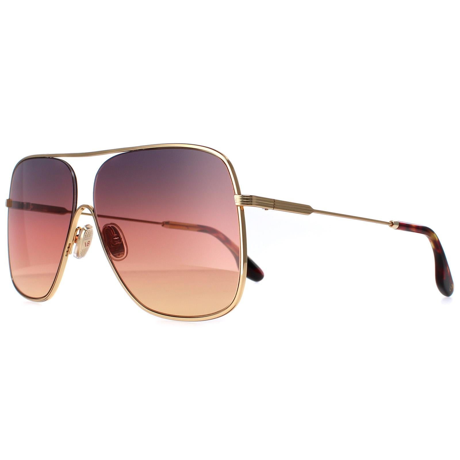 Victoria Beckham VB132S Womens Gold Sunglasses