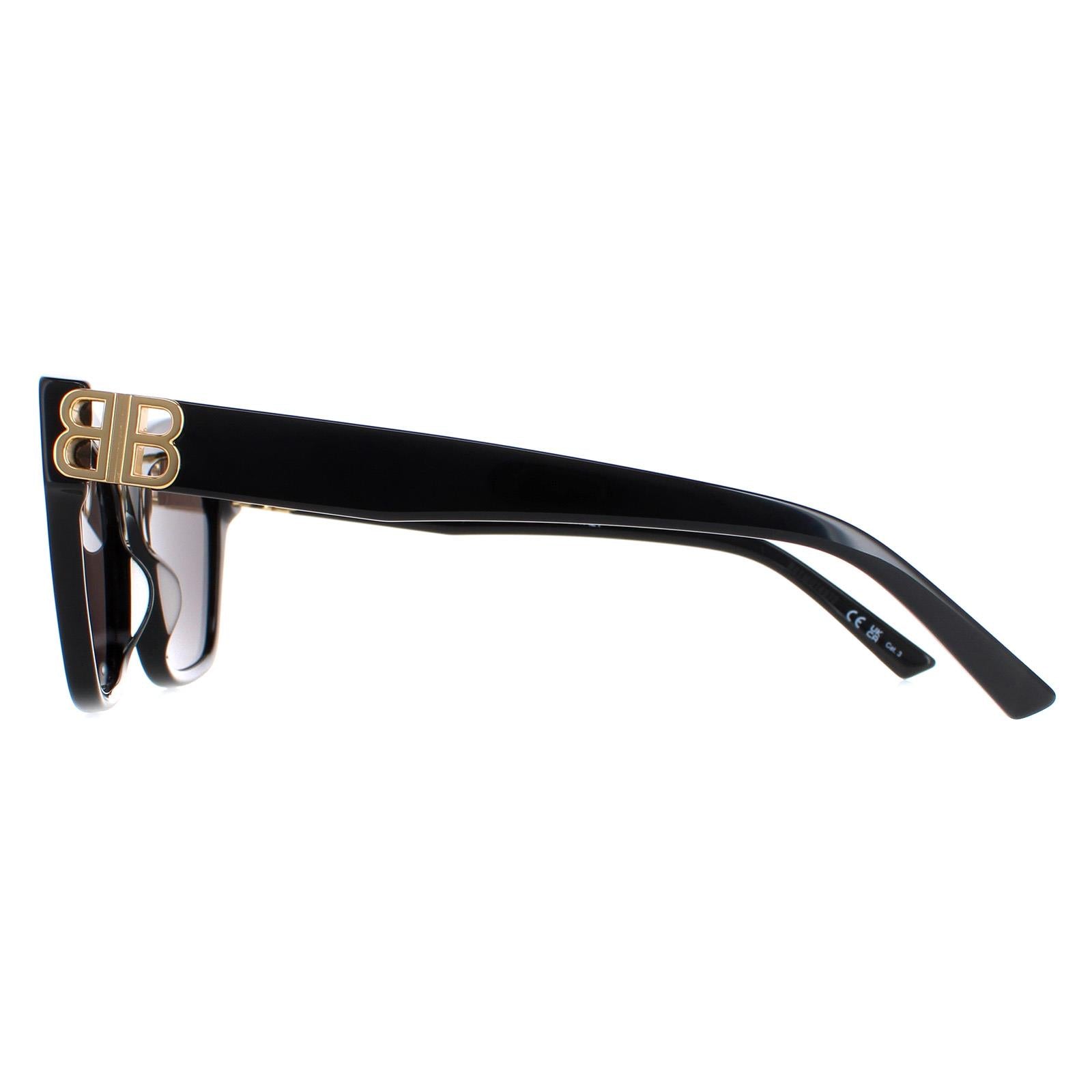 Balenciaga BB0132S Womens Black Sunglasses