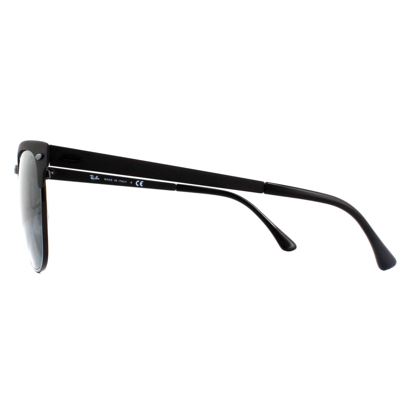 Ray-Ban Clubmaster Metal RB3716 Unisex Black Sunglasses