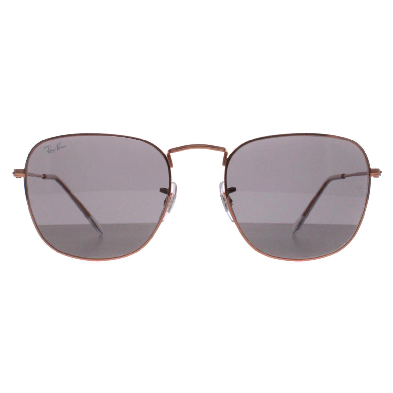 Ray-Ban RB3857 Frank Unisex Gold Sunglasses