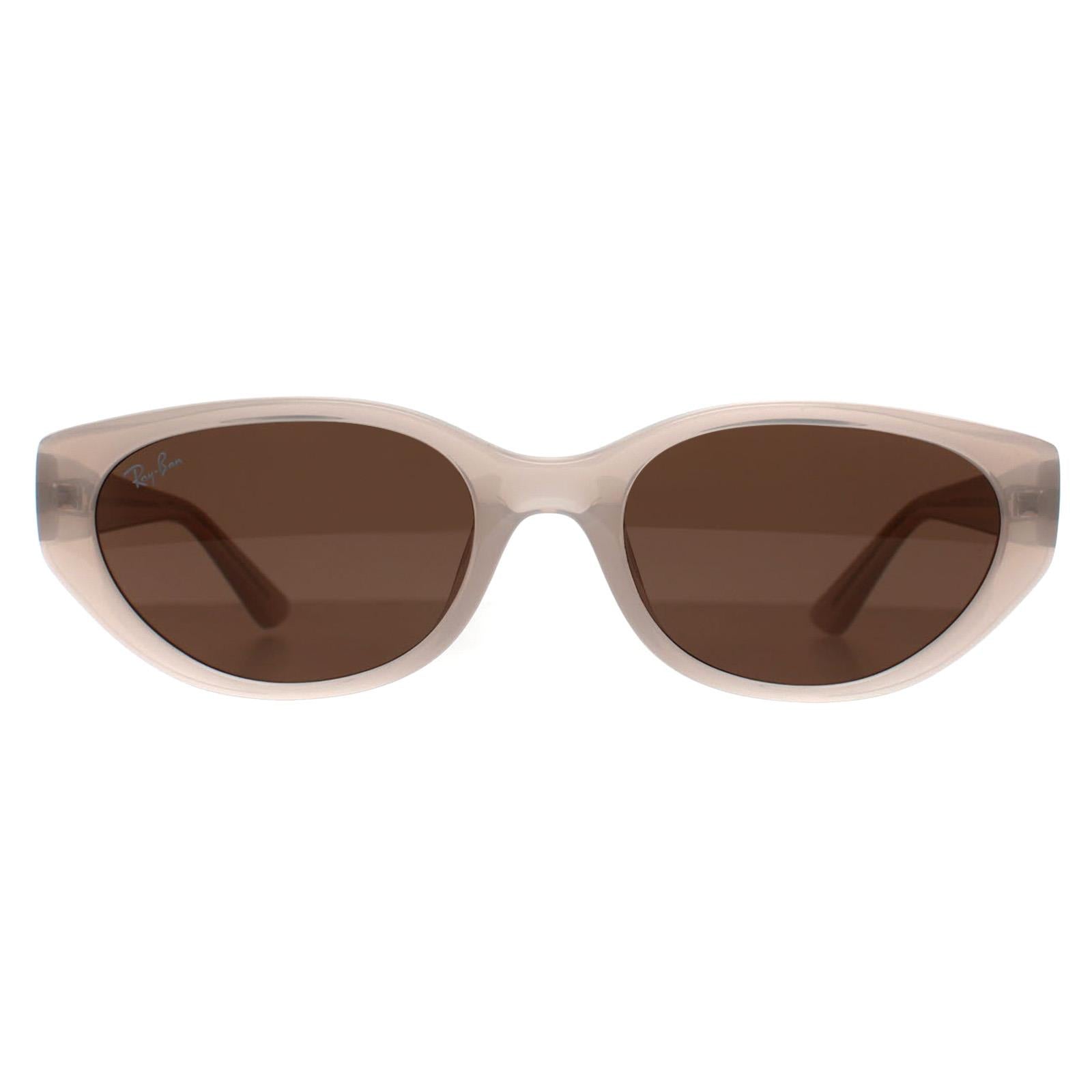 Ray-Ban RB4457D Bio Based Womens Beige Sunglasses