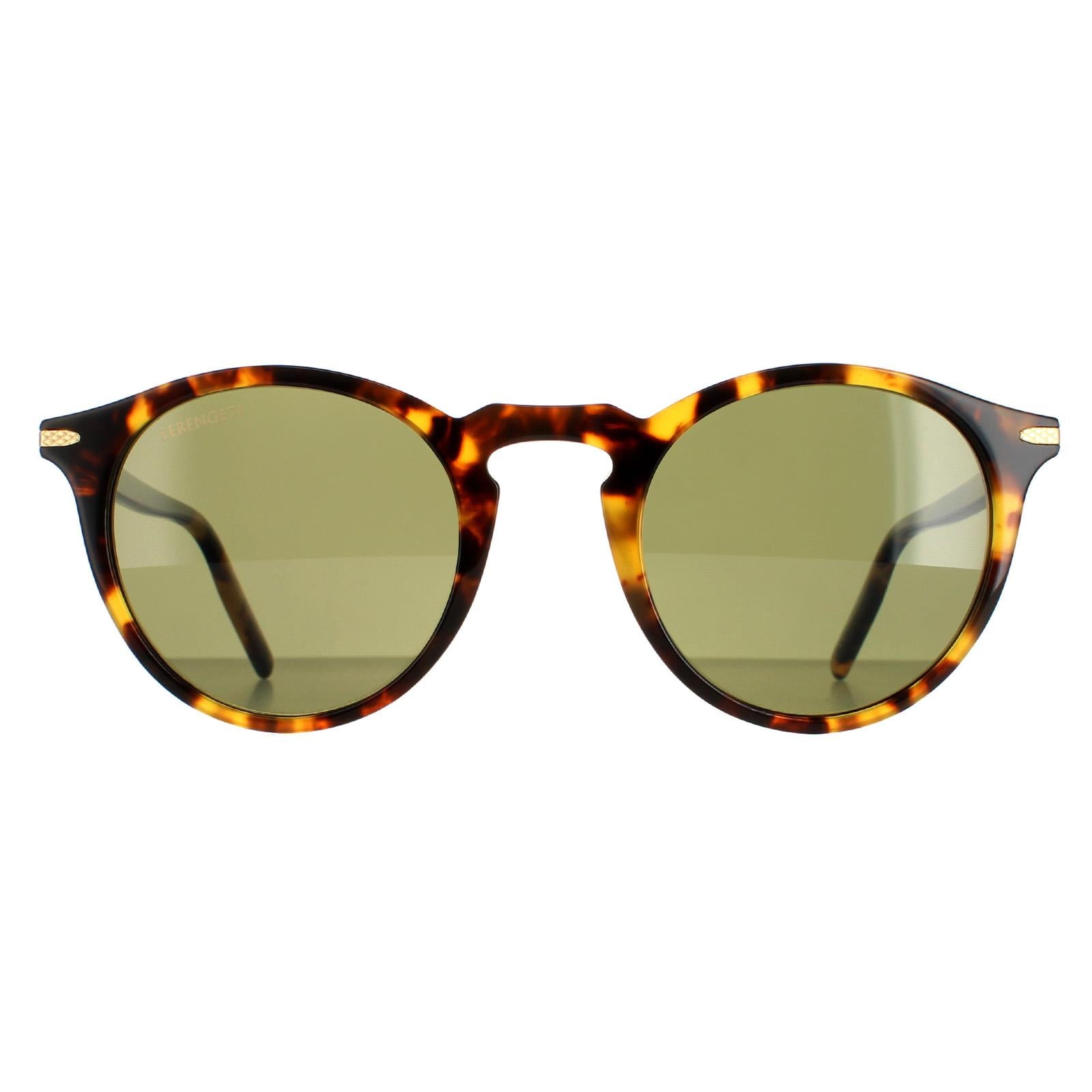 Serengeti Raffaele Unisex Brown Sunglasses