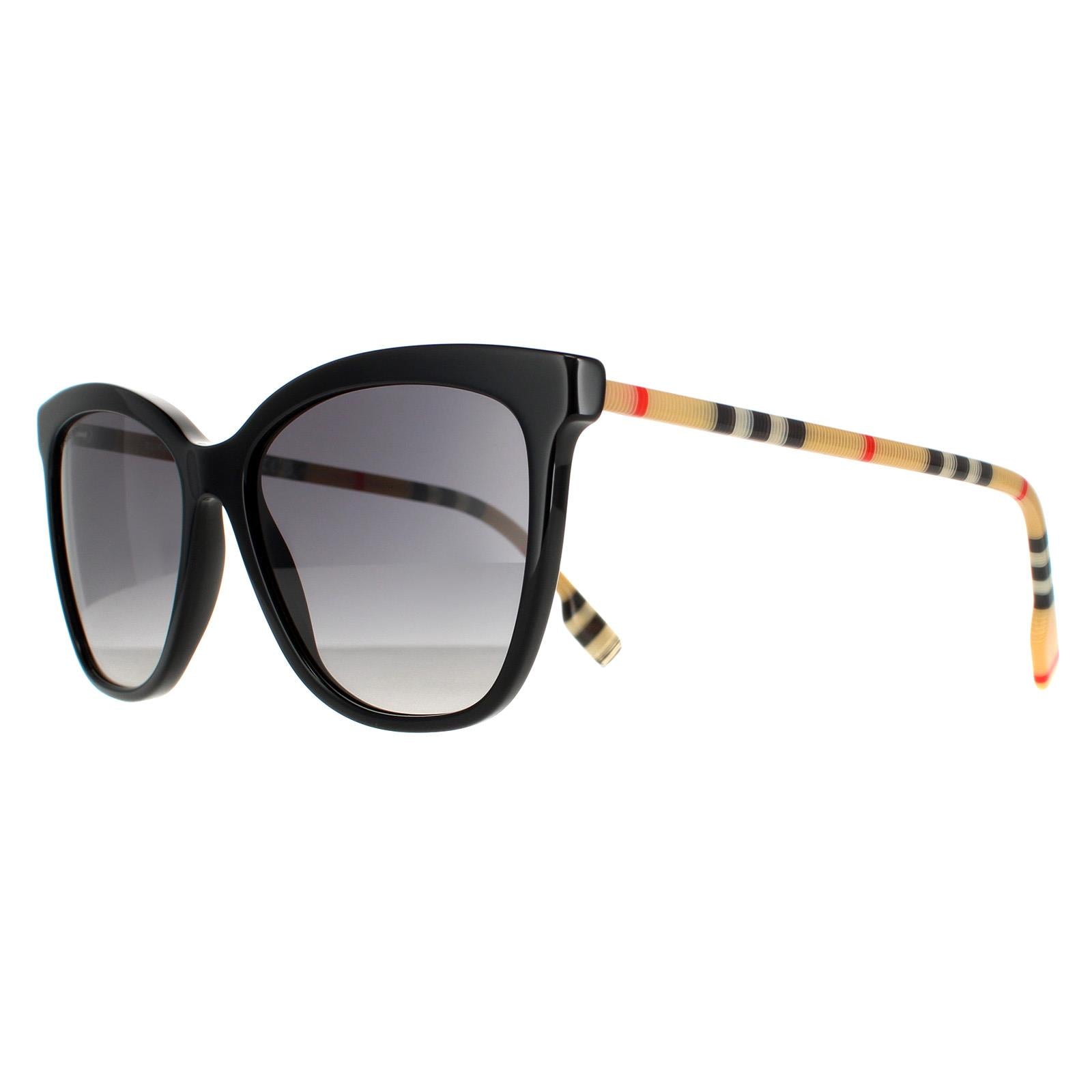 Burberry BE4308 Womens Black Sunglasses