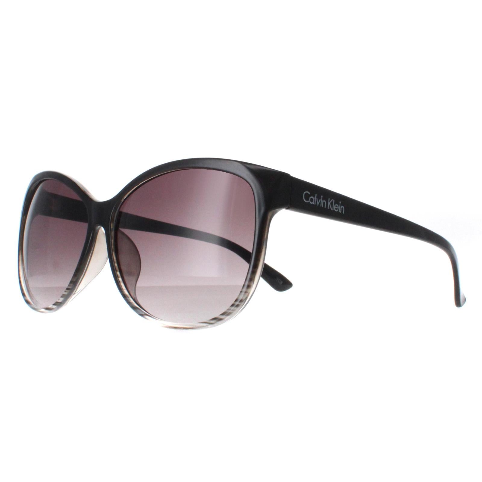 Calvin Klein R661S Womens Black Sunglasses