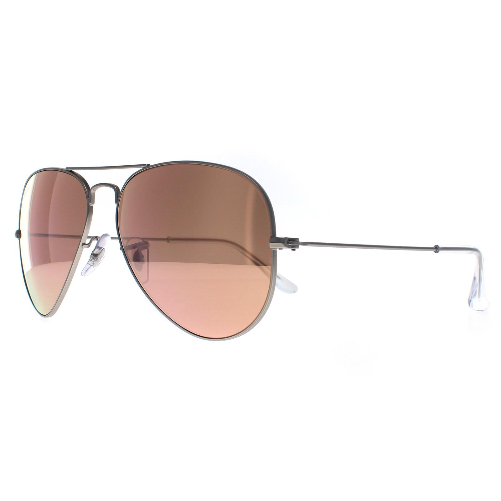 Ray-Ban Aviator 3025 Unisex Silver Sunglasses