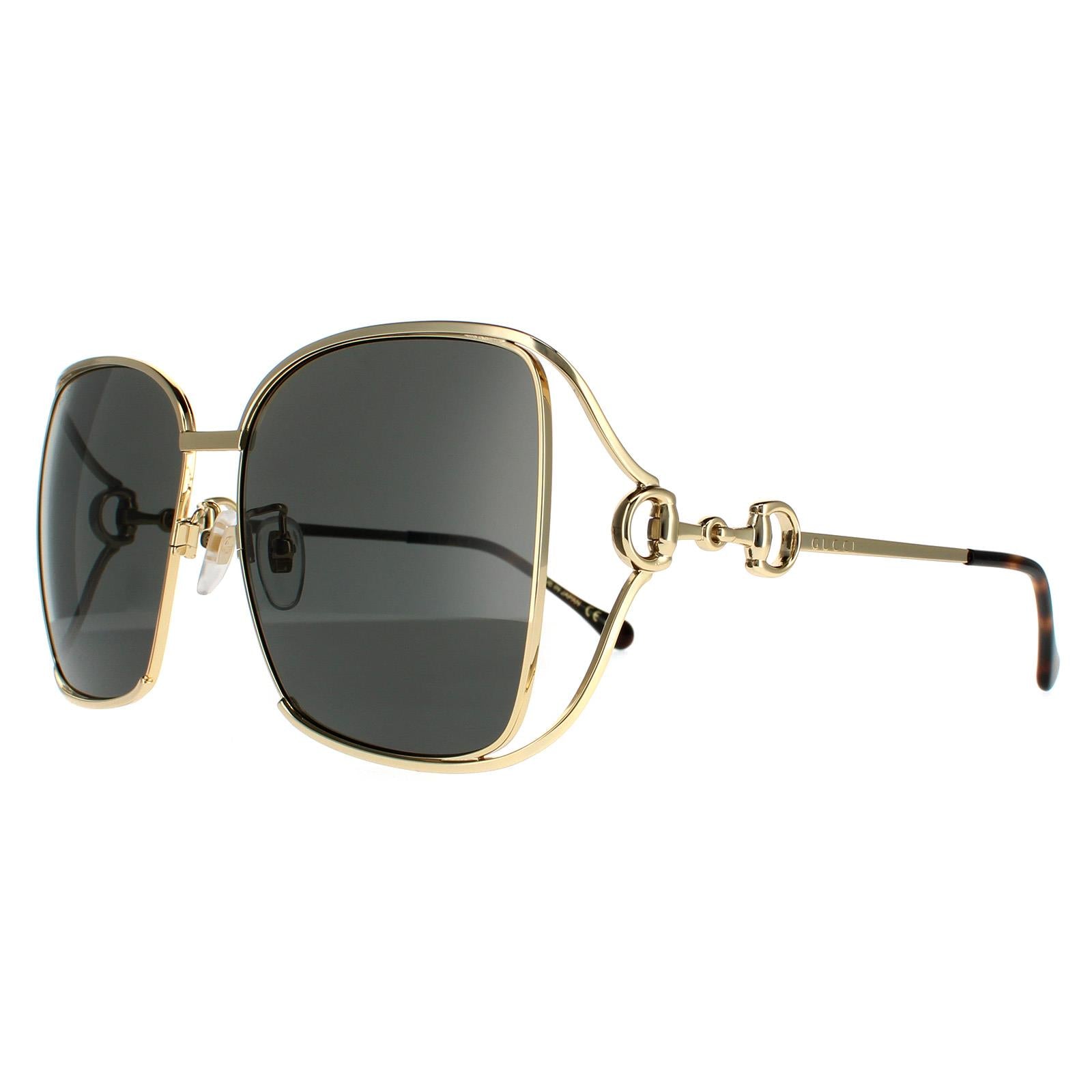 Gucci GG1020S Womens Gold Sunglasses