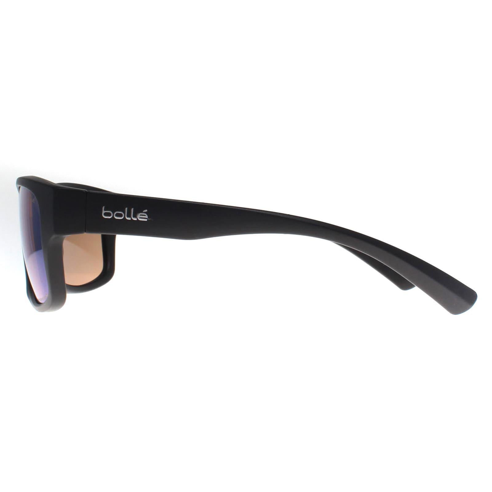 Bolle Holman Unisex Black Sunglasses