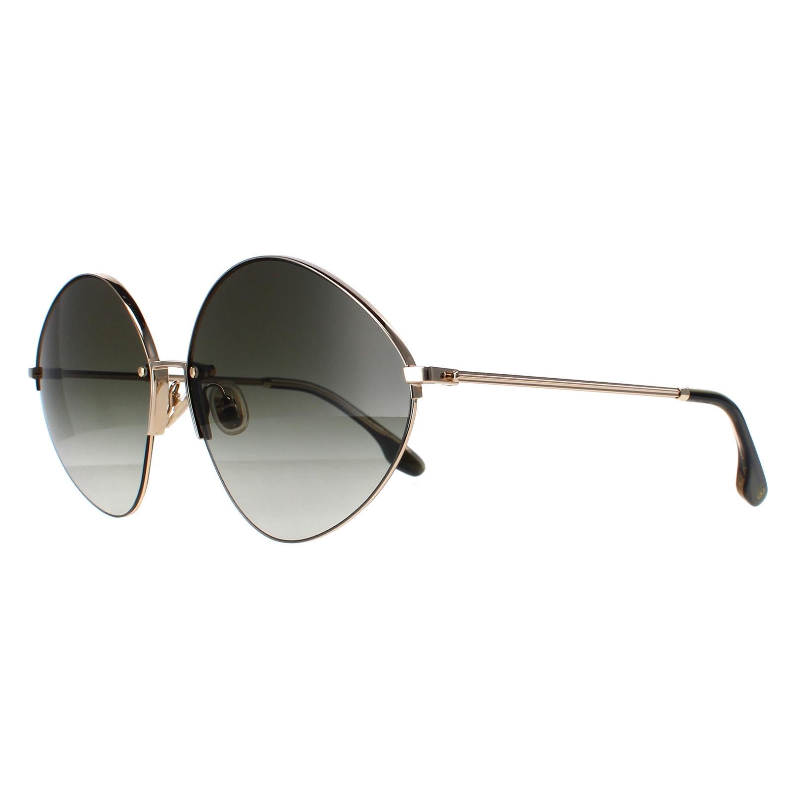 Victoria Beckham VB220S Womens Gold Sunglasses