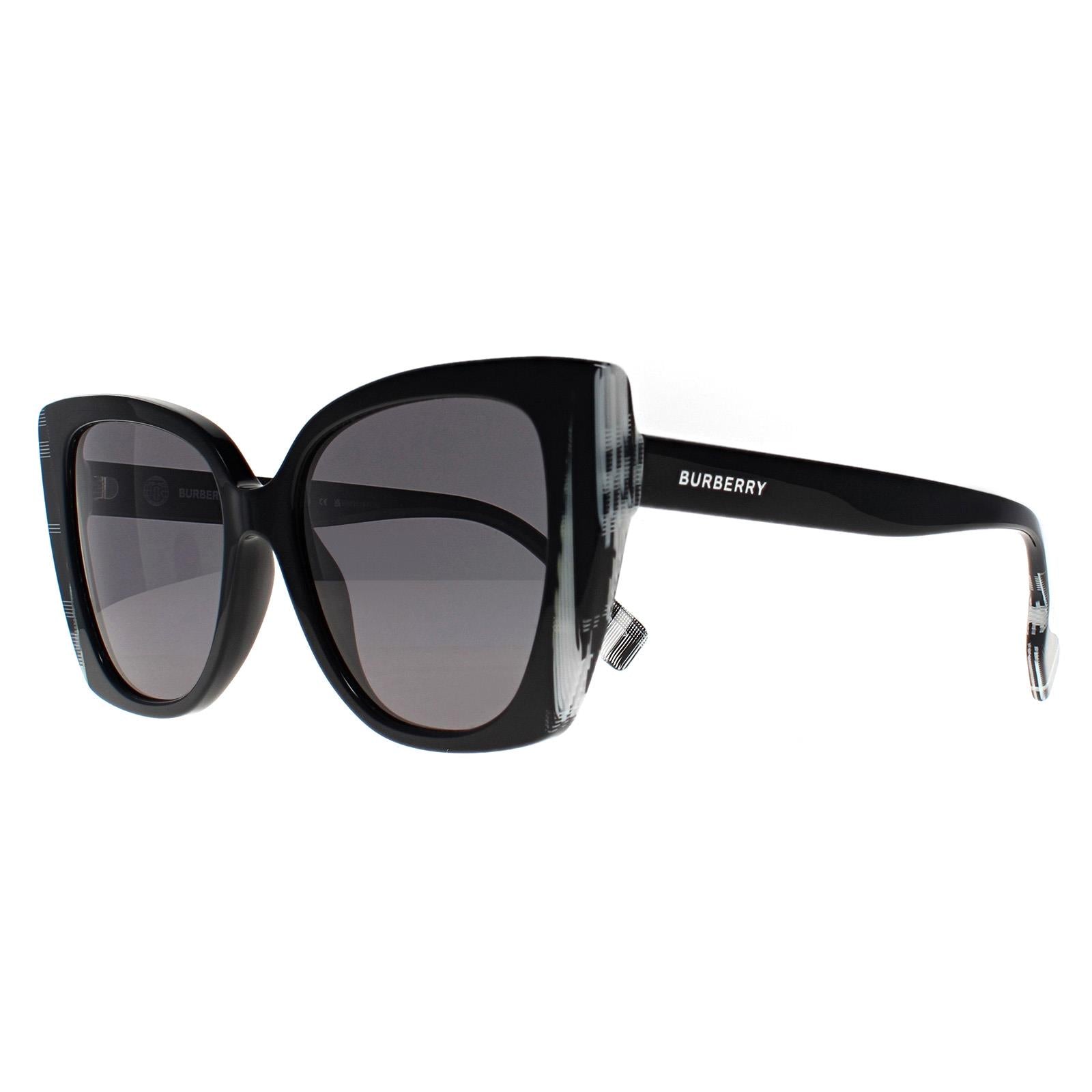 Burberry BE4393 Meryl Womens Black Sunglasses