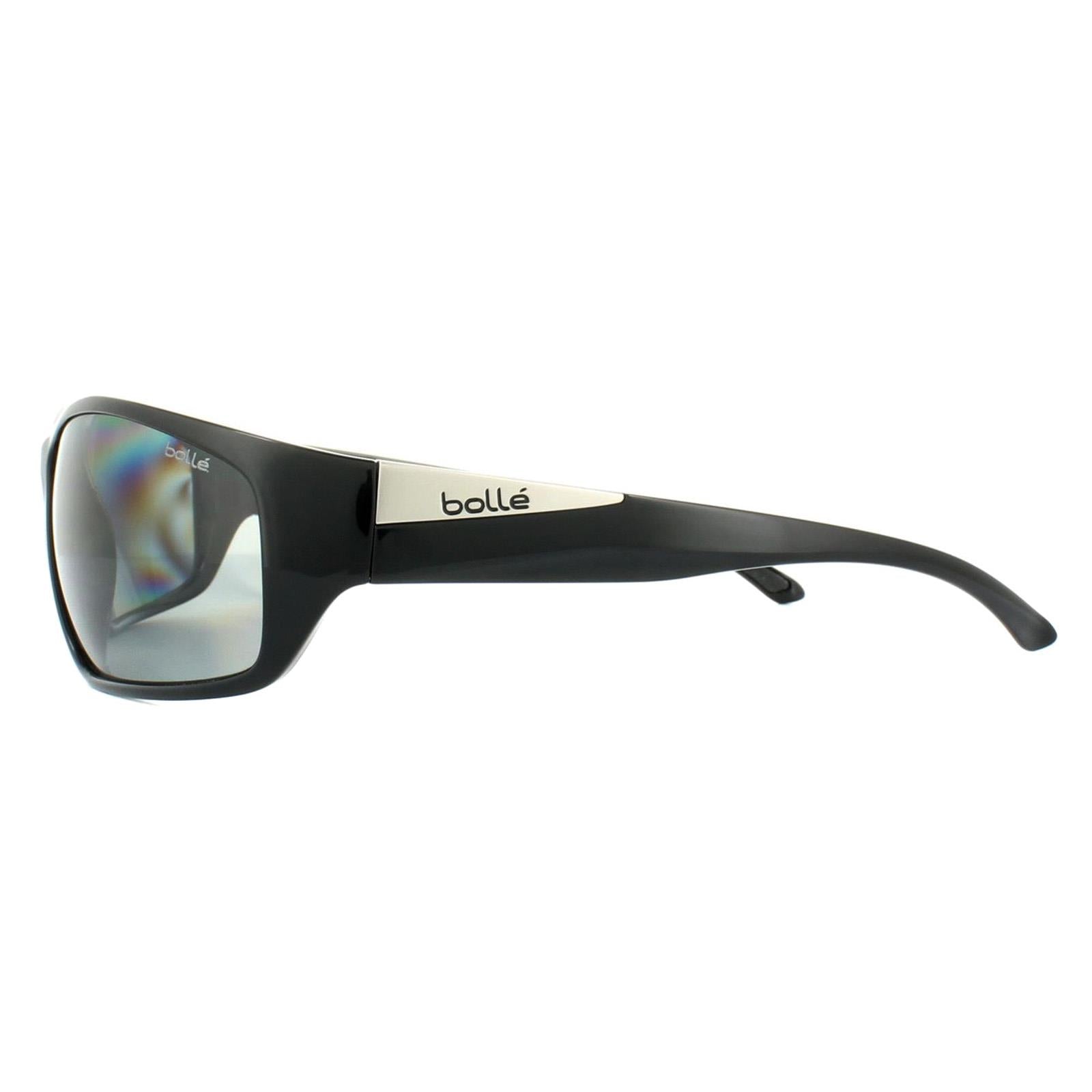 Bolle Keel Unisex Black Sunglasses