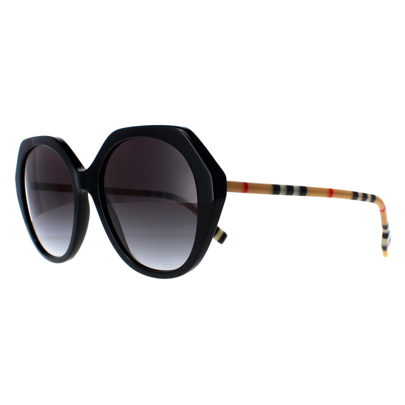 Burberry BE4375 Womens Black Sunglasses
