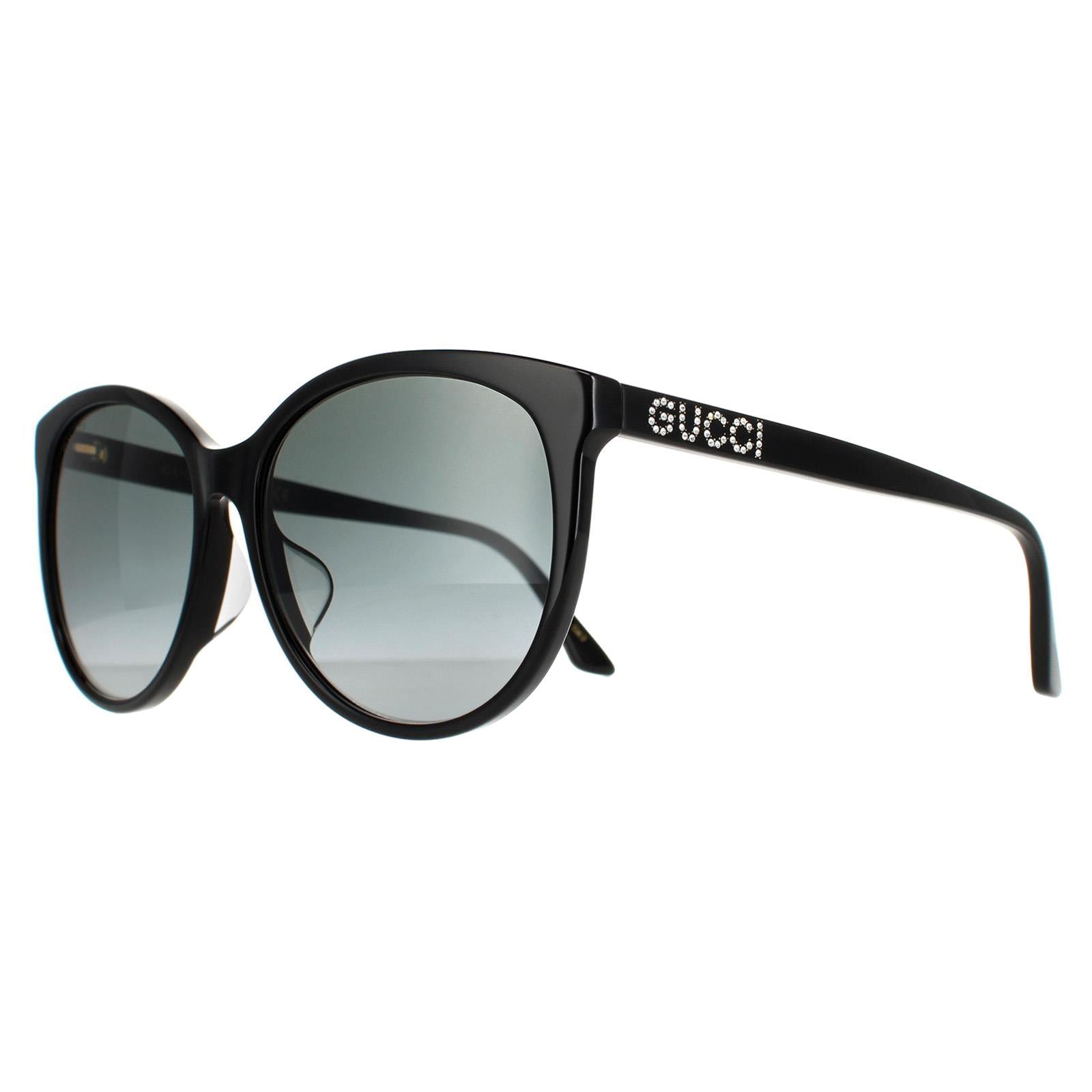 Gucci GG0729SA Womens Black Sunglasses