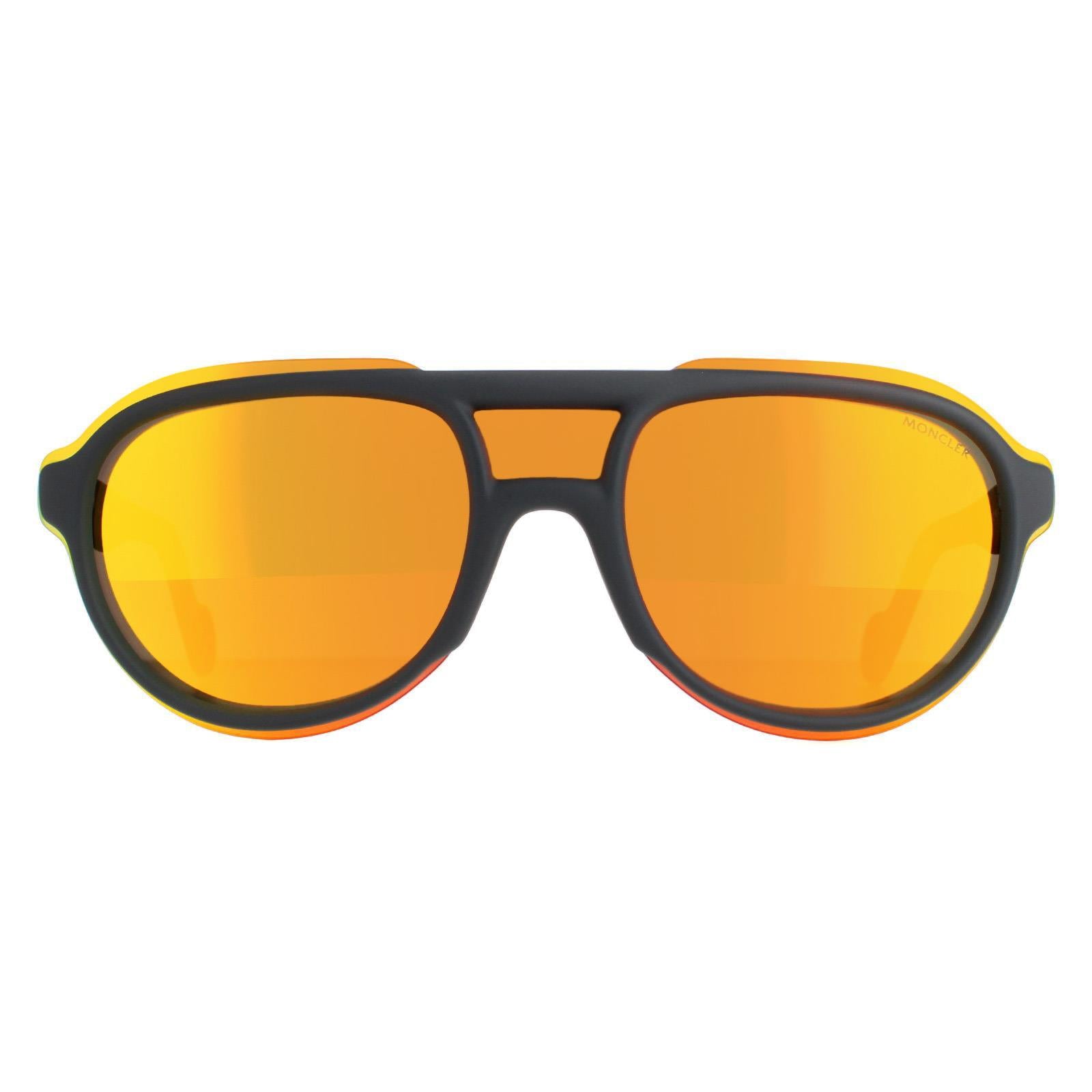 Moncler ML0055 Unisex Gray Sunglasses