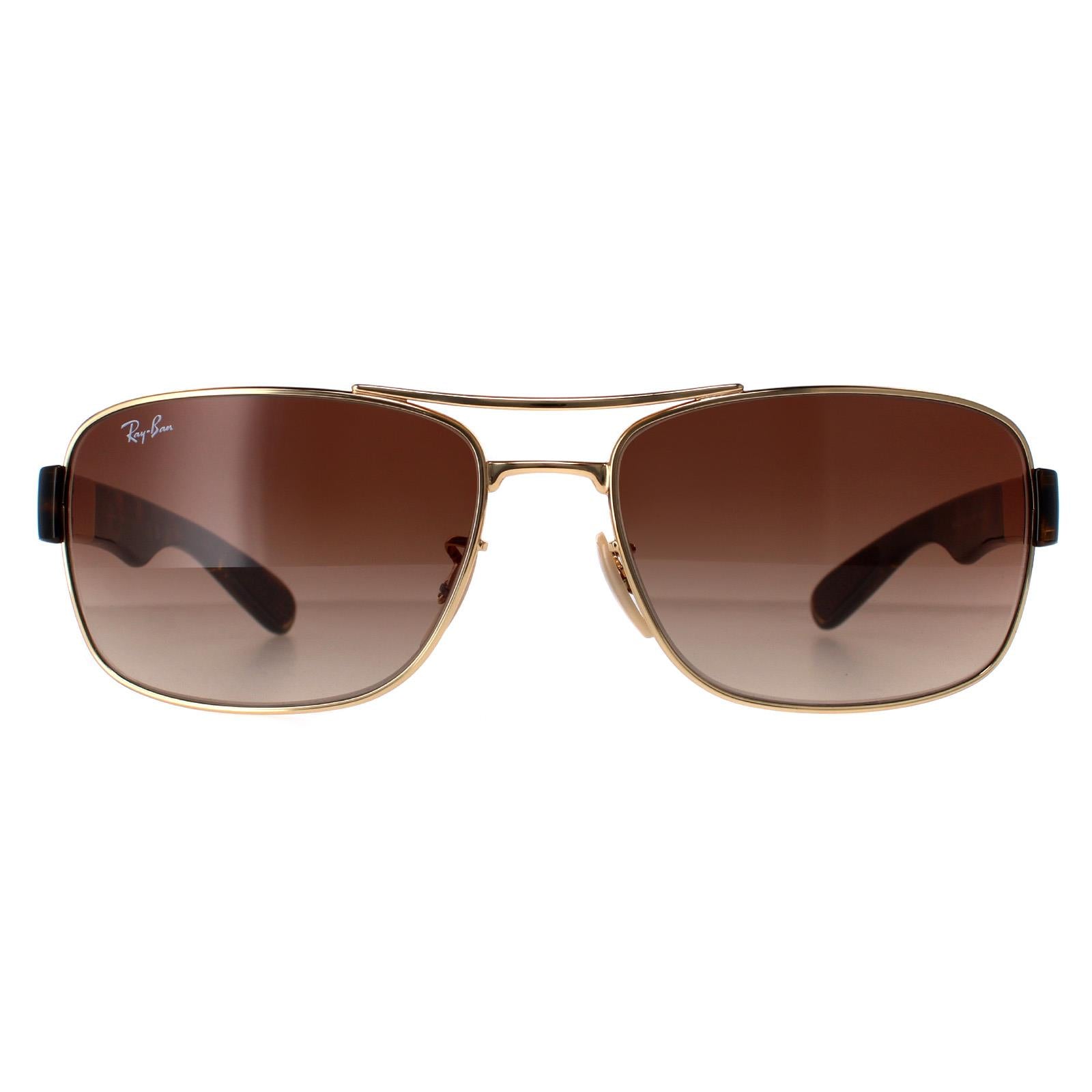 Ray-Ban 3522 Mens Gold Sunglasses