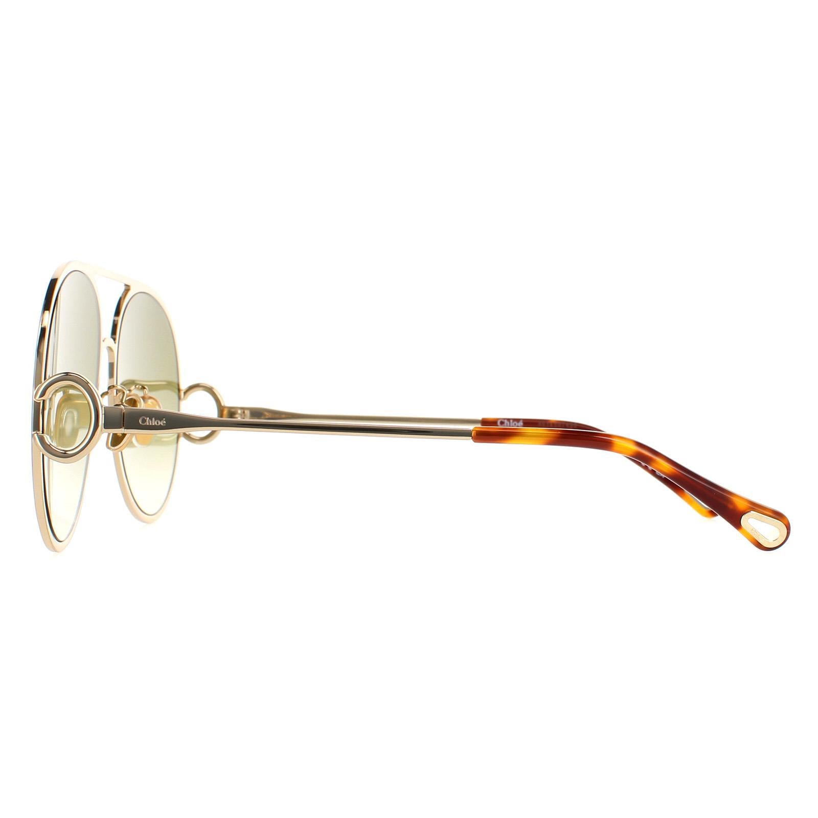 Chloe CH0145S Womens Gold Sunglasses