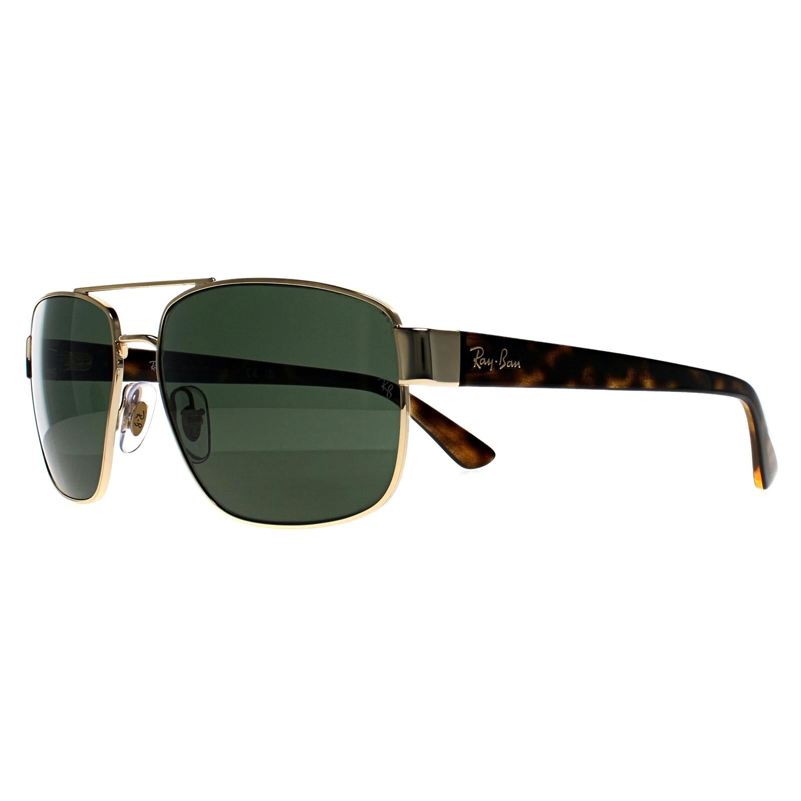 Ray-Ban RB3663 Unisex Gold Sunglasses