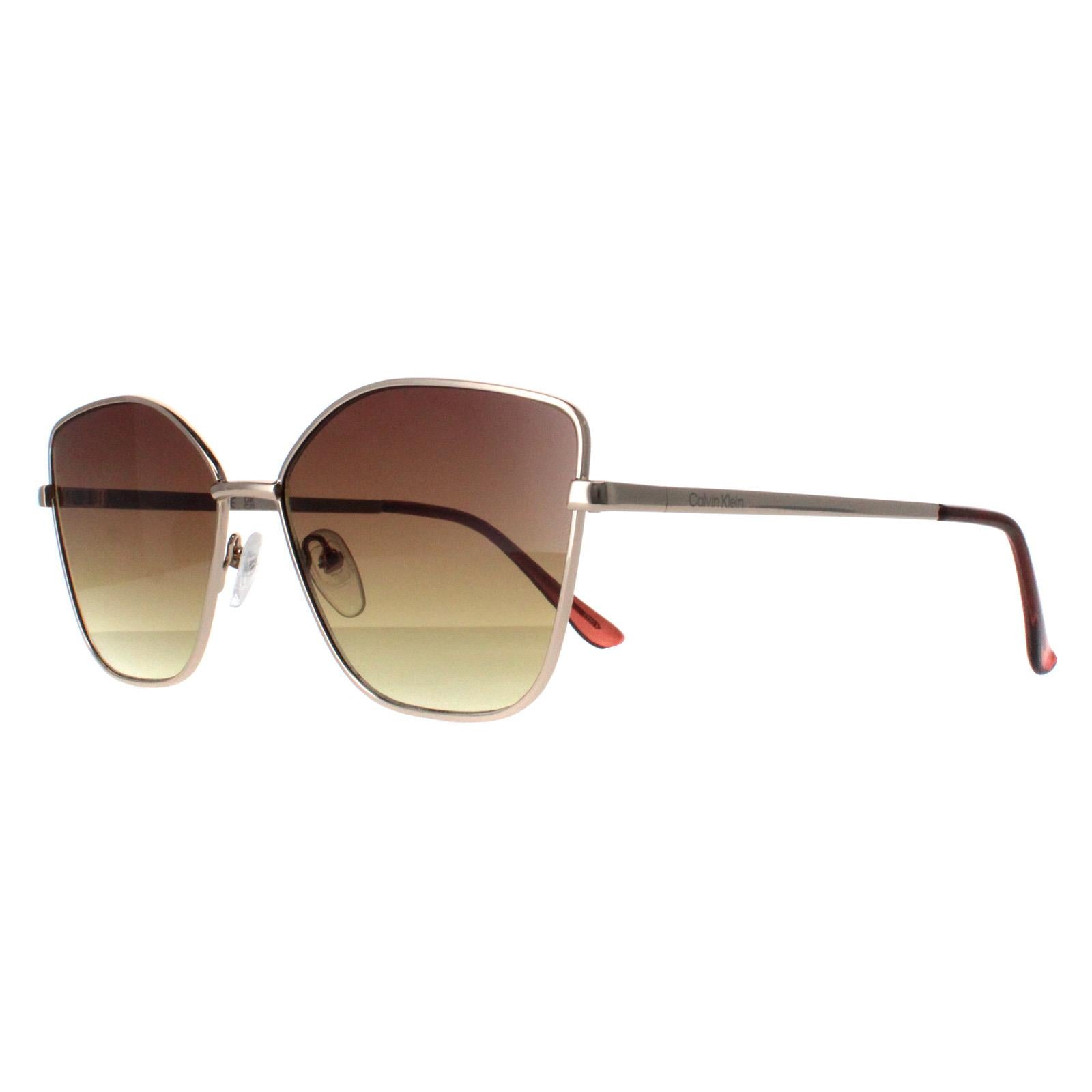 Calvin Klein CK22120S Womens Gold Sunglasses