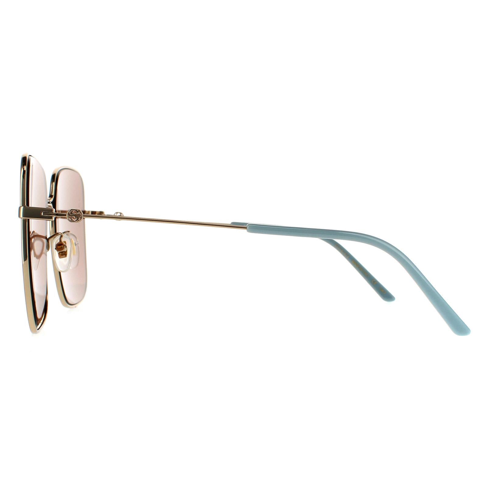 Gucci GG0443S Womens Gold Sunglasses