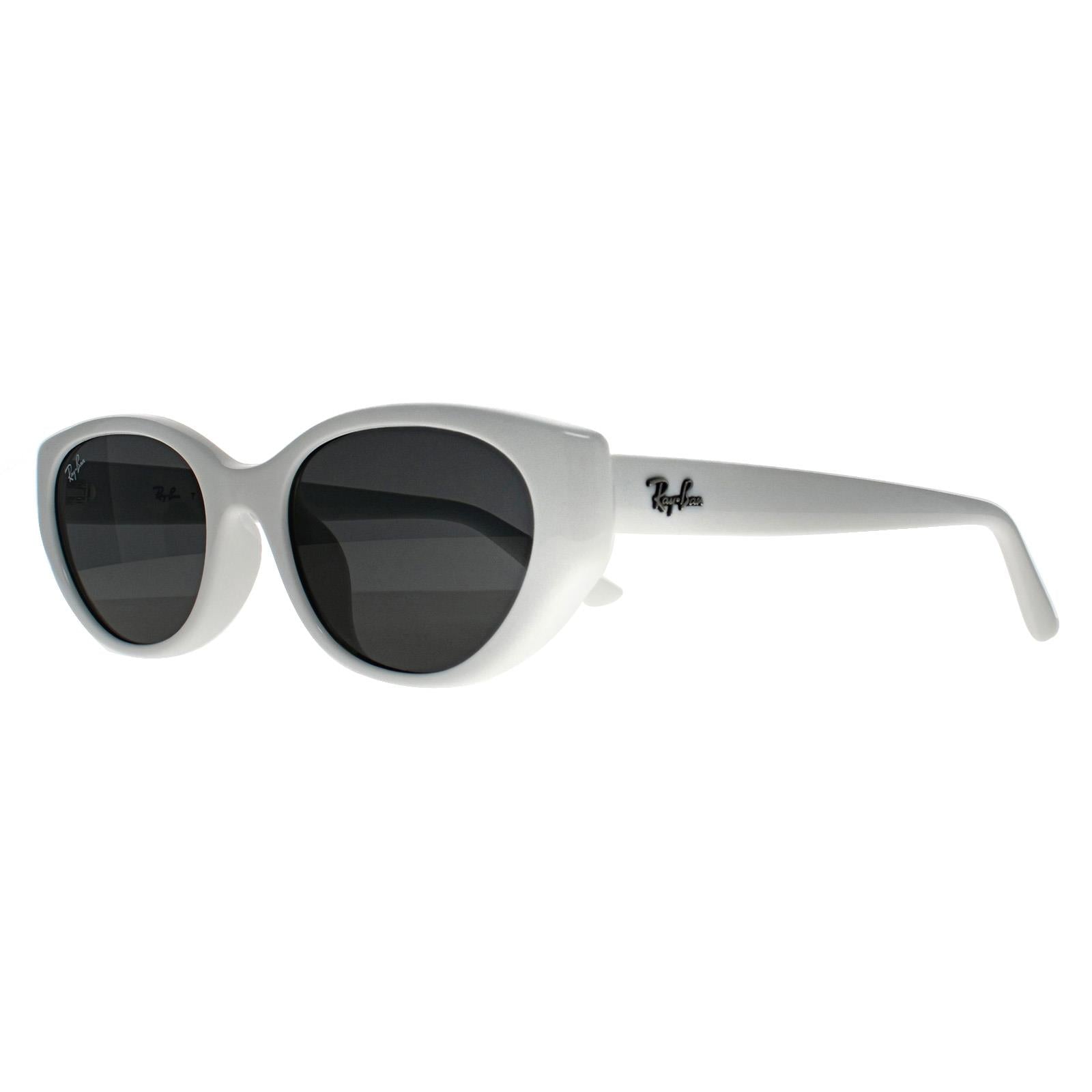 Ray-Ban RB4457D Bio Based Womens White Sunglasses