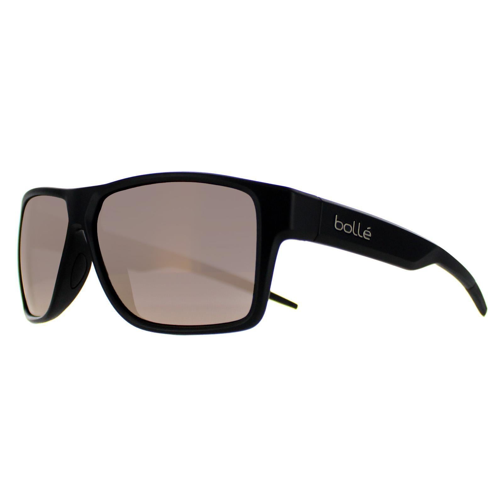Bolle Temper Mens Black Sunglasses