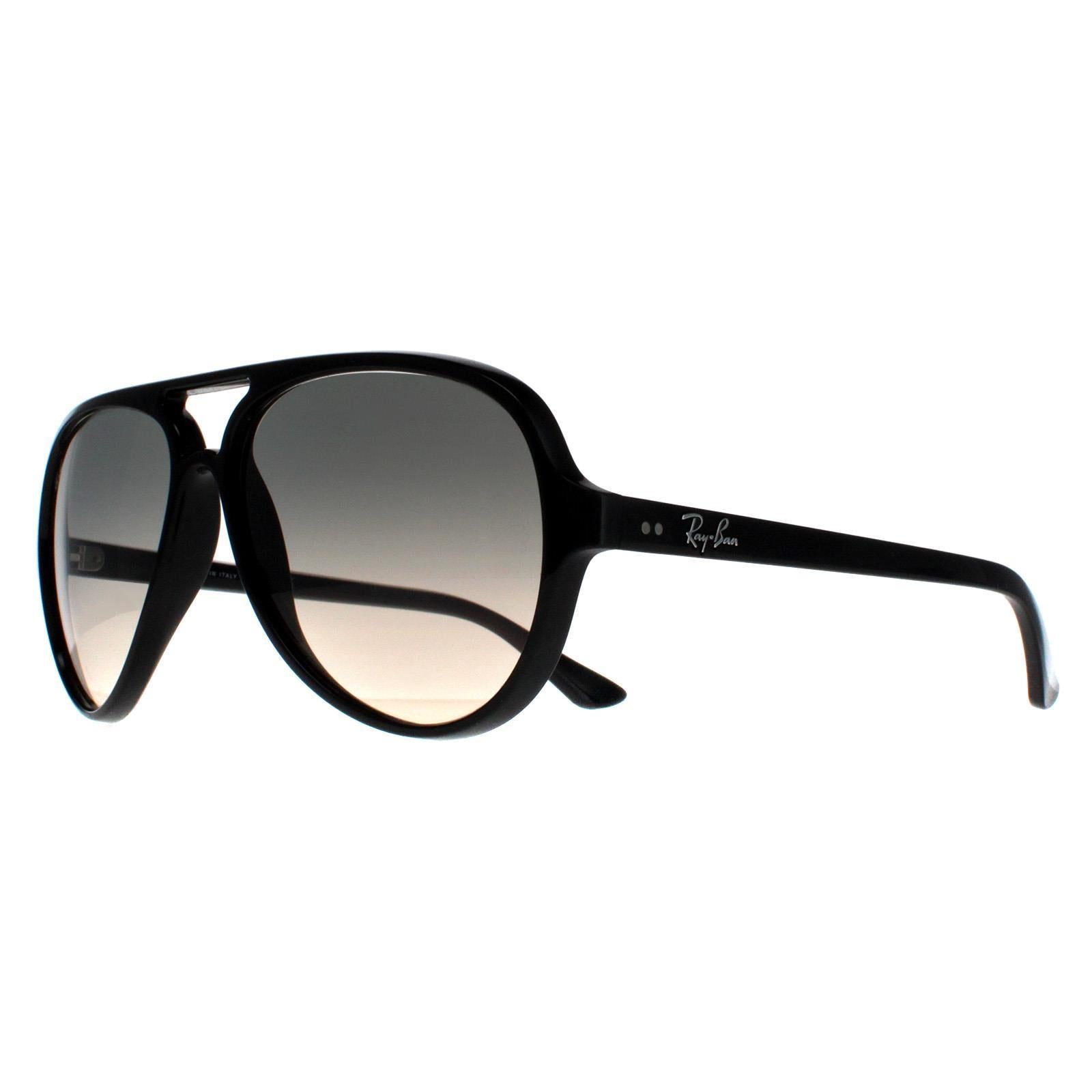 Ray-Ban Cats 5000 4125 Unisex Black Sunglasses