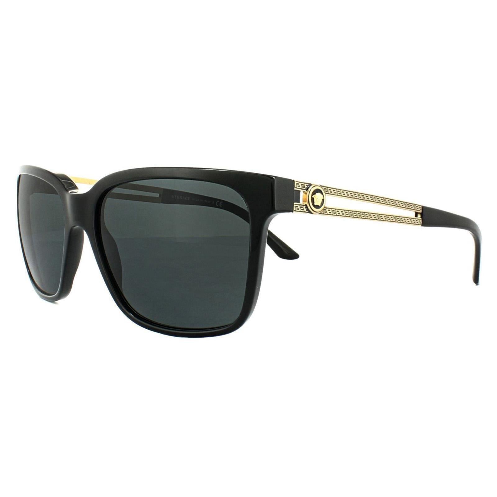 Versace 4307 Mens Black Sunglasses