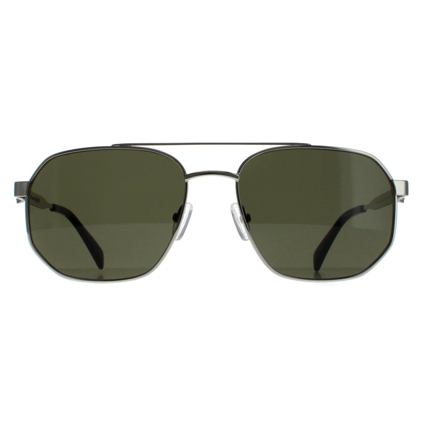 Alexander McQueen AM0458S Unisex Silver Sunglasses