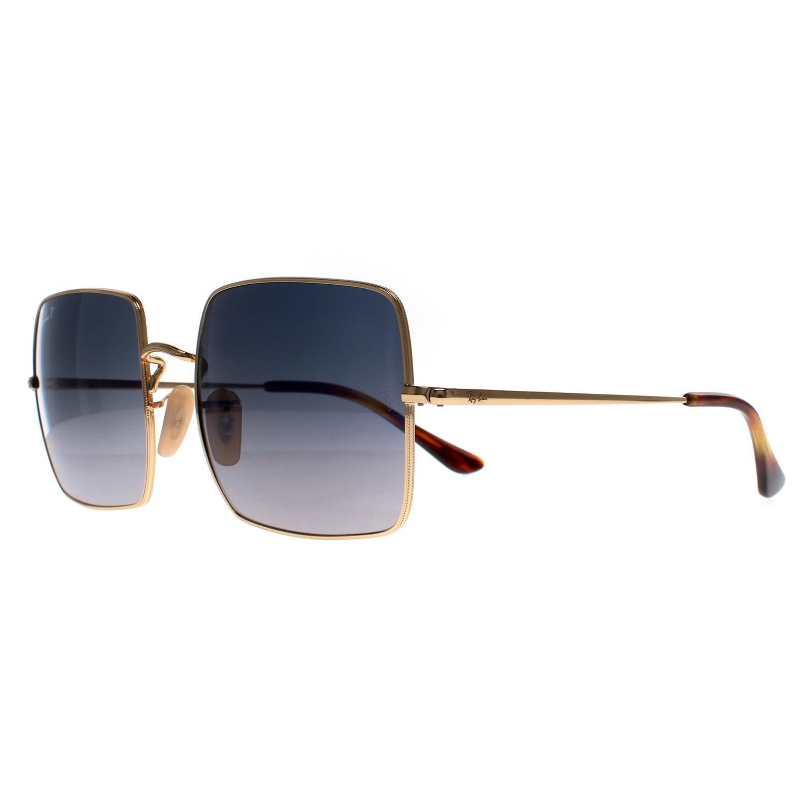 Ray-Ban Square RB1971 Womens Gold Sunglasses
