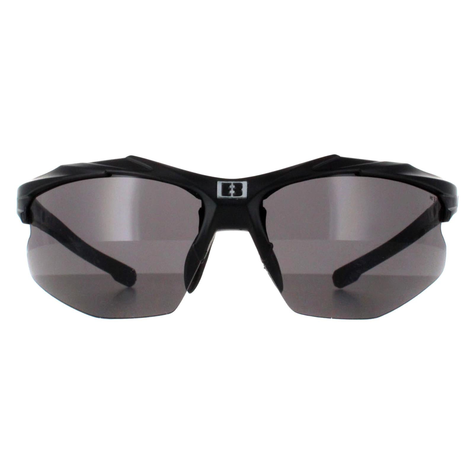 Bliz Hybrid Unisex Black Sunglasses