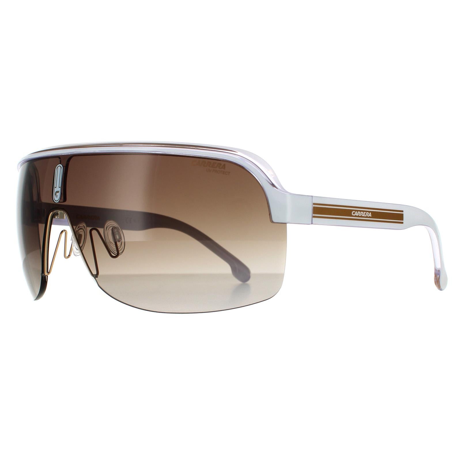 Carrera Topcar 1/N Unisex White Sunglasses