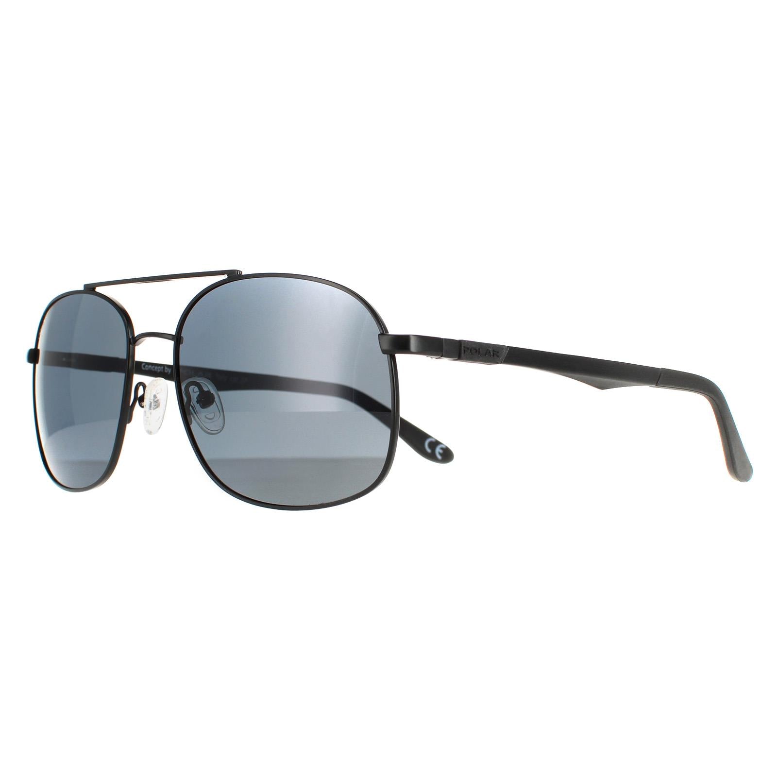 Polar 755 Mens Black Sunglasses