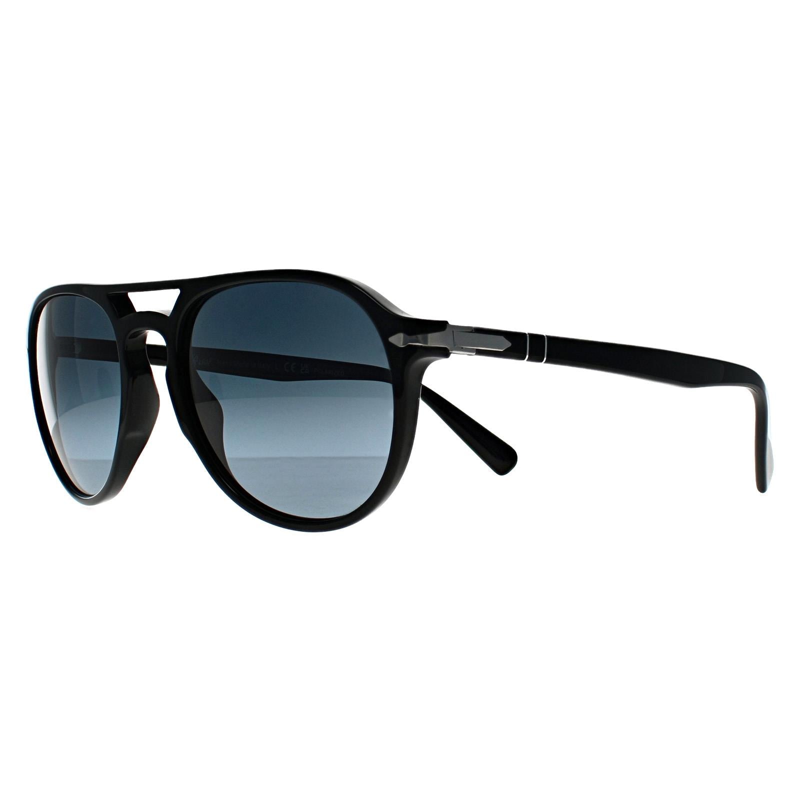 Persol PO3235S Unisex Black Sunglasses