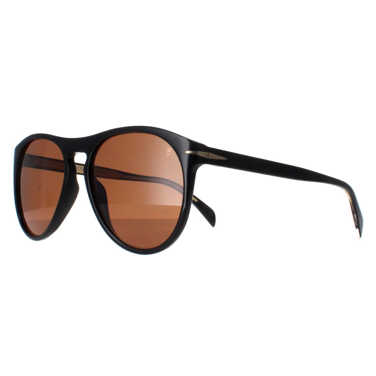 David Beckham DB1008/S Mens Black Sunglasses