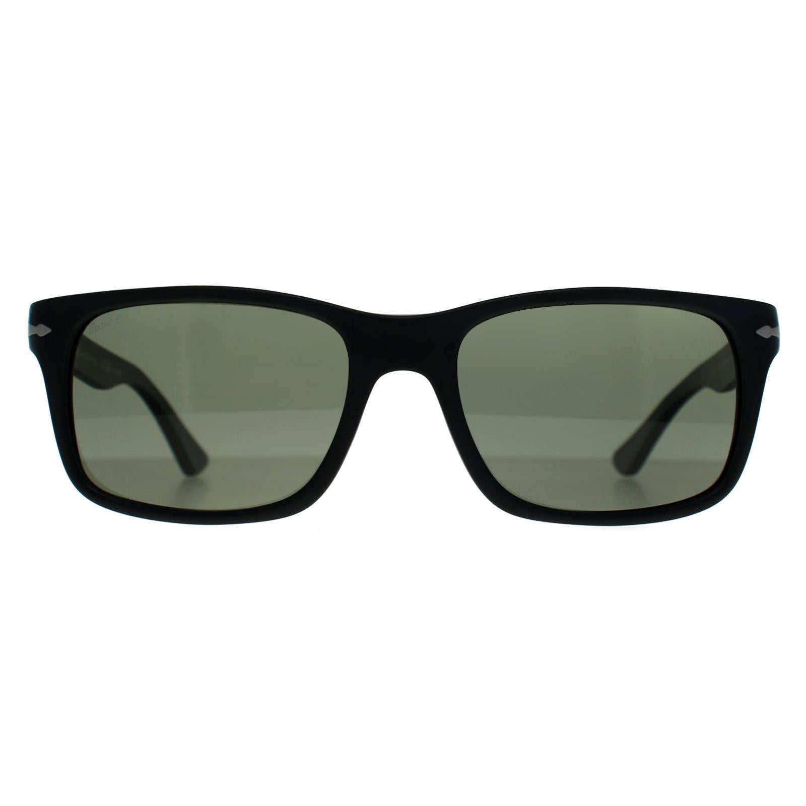 Persol PO3048S Mens Black Sunglasses