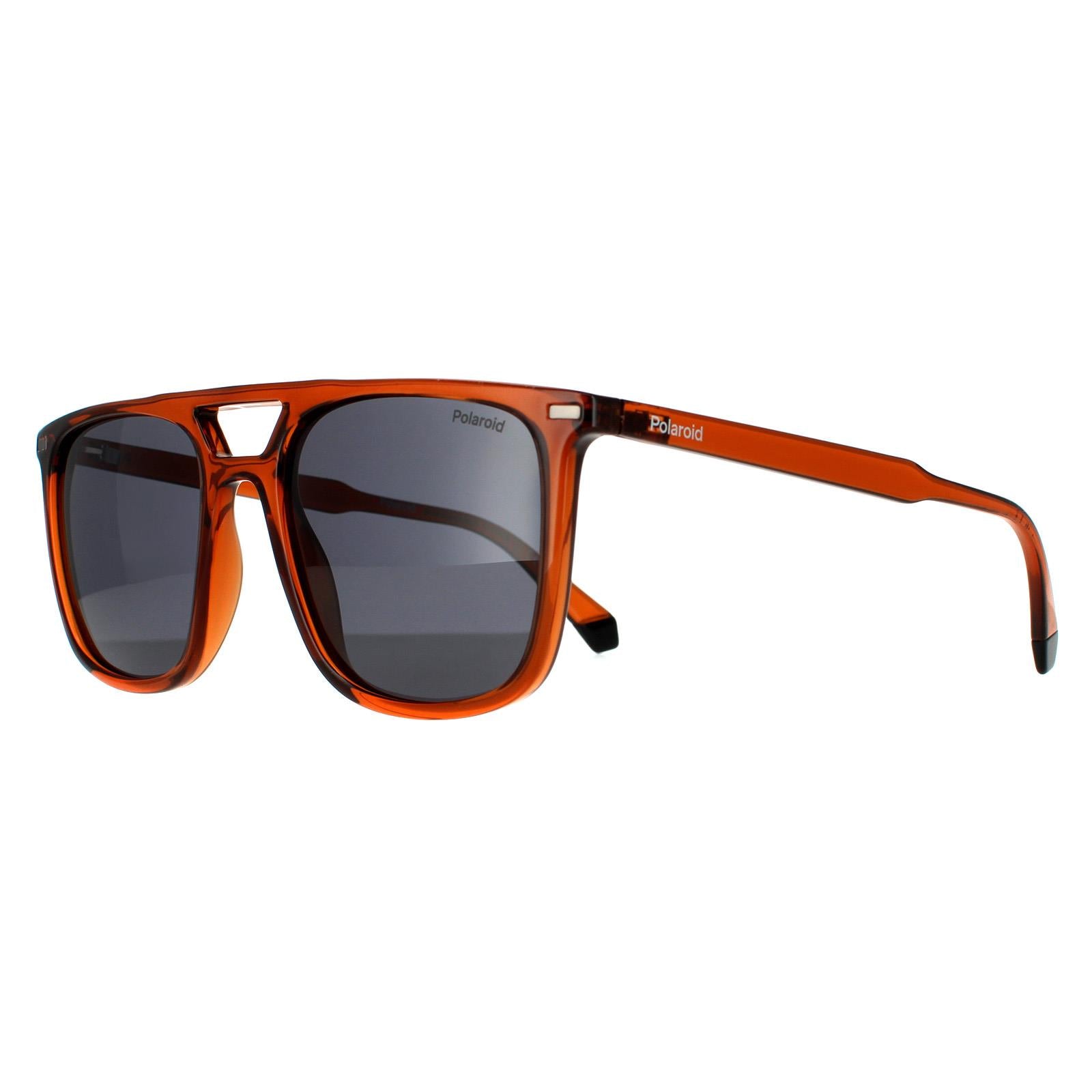 Polaroid PLD 4123/S Mens Brown Sunglasses