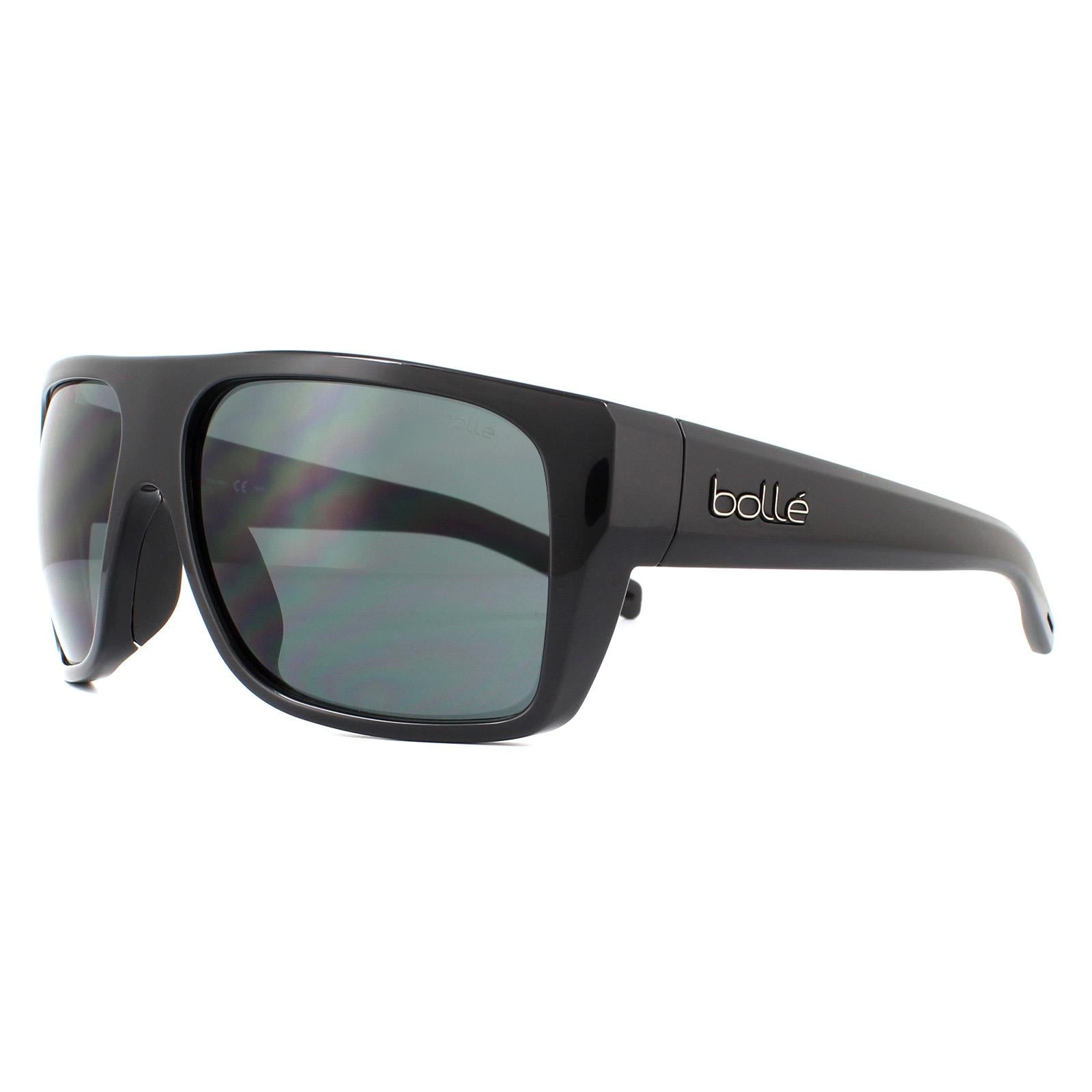 Bolle Falco Unisex Black Sunglasses