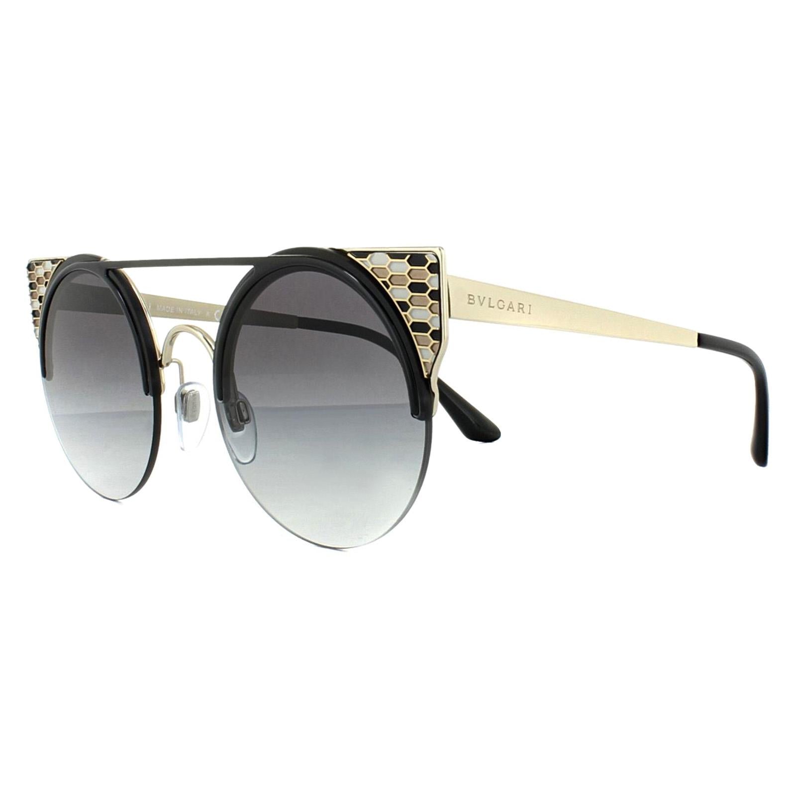 Bvlgari BV6088 Womens Black Sunglasses