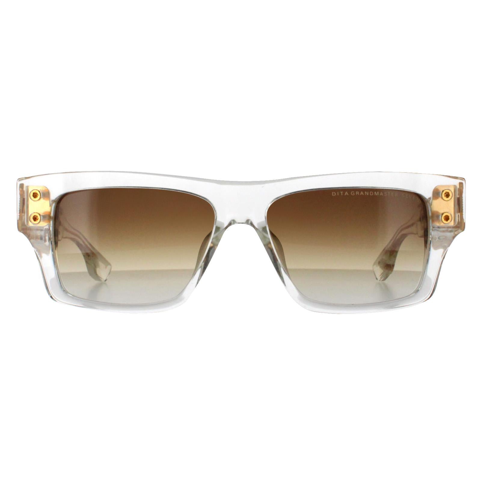 Dita Grandmaster Seven Unisex Clear Sunglasses