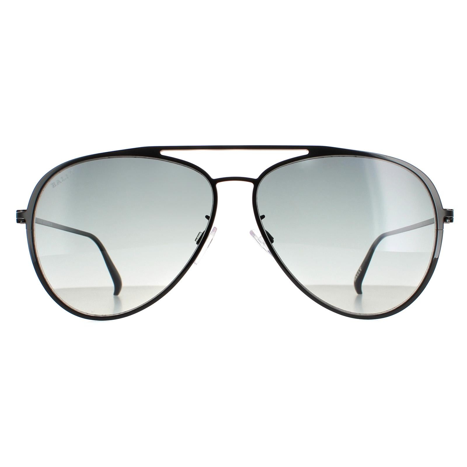 Bally BY0024-D Mens Black Sunglasses